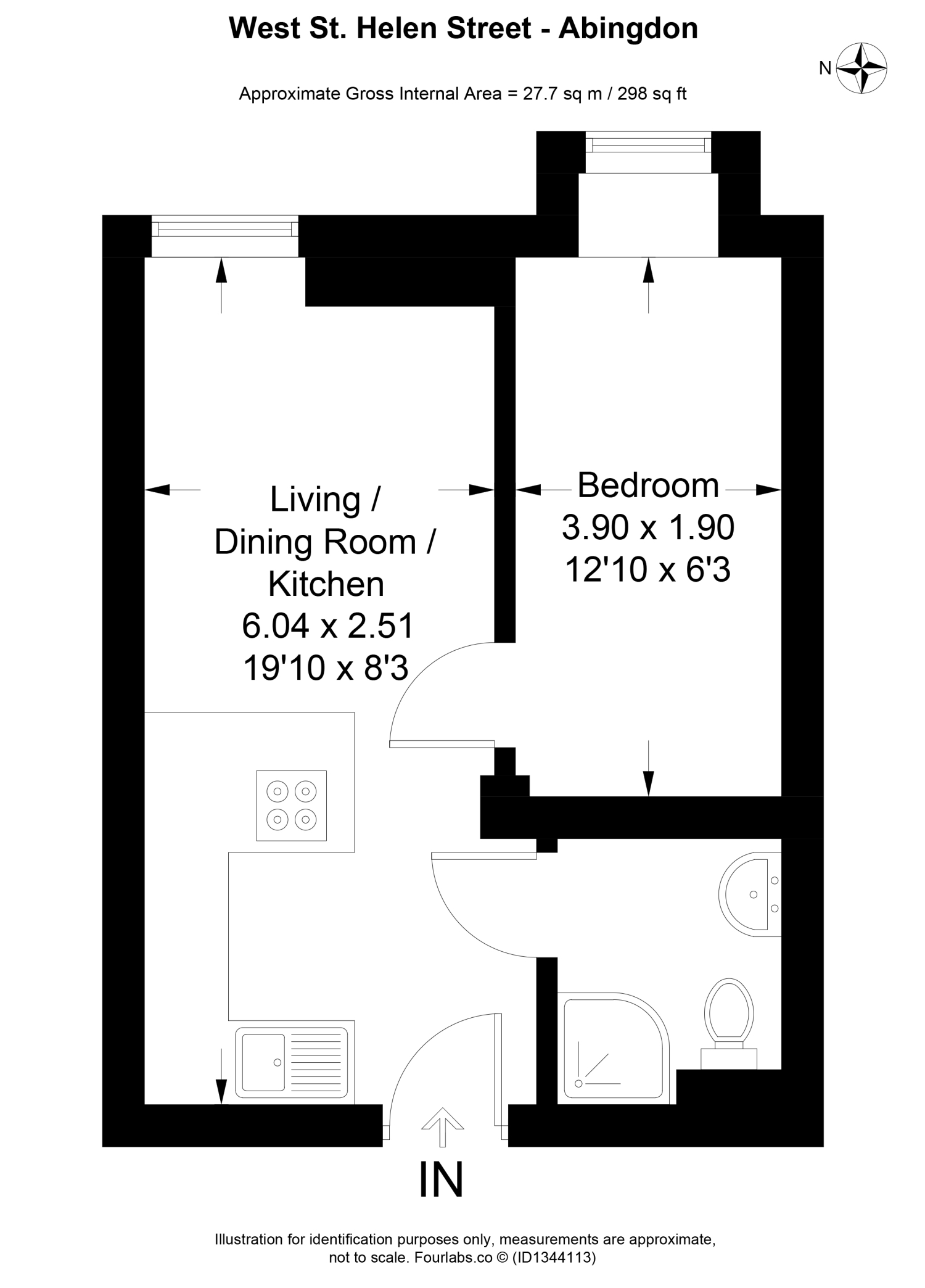 West St. Helen Street, Abingdon floorplan