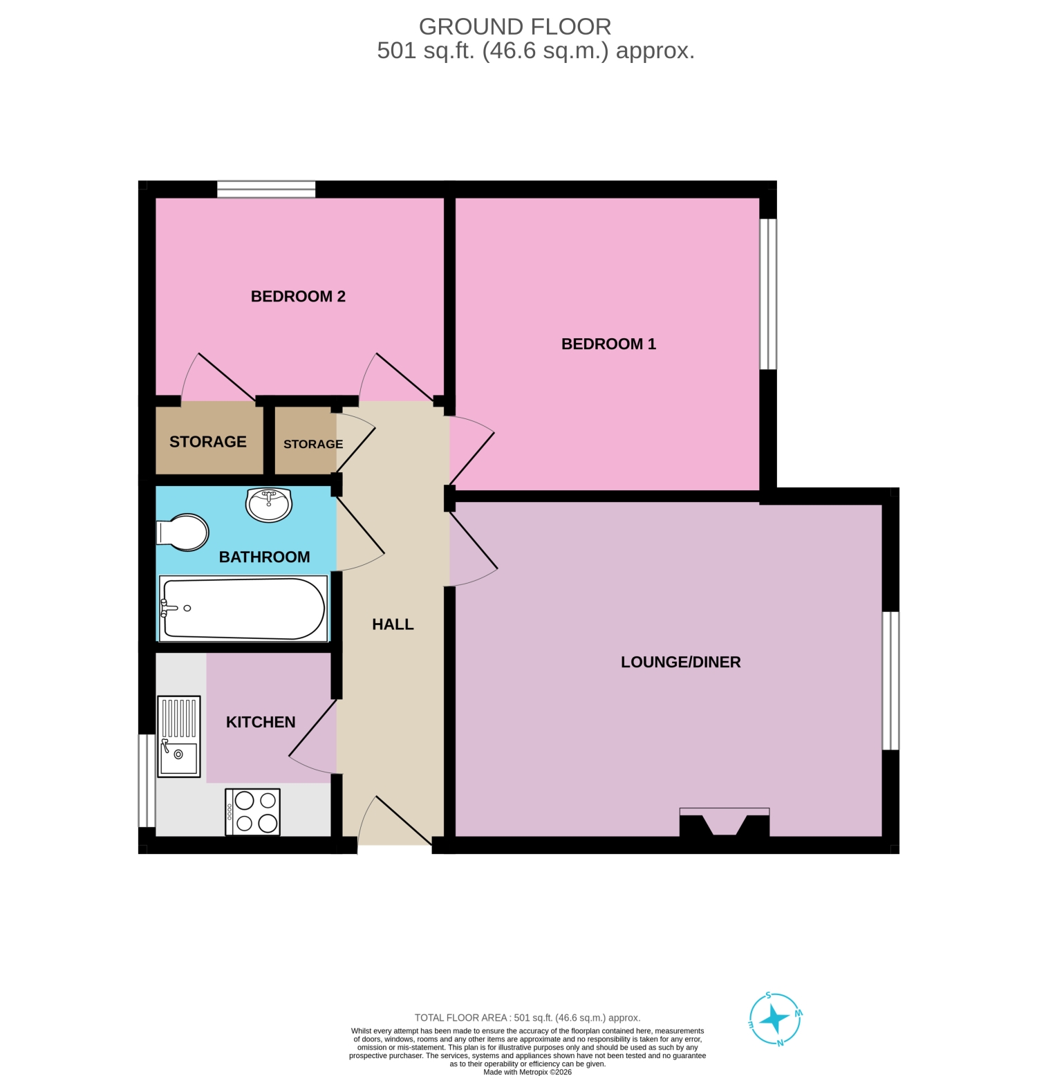 50, Kilburn End, Oakham floorplan