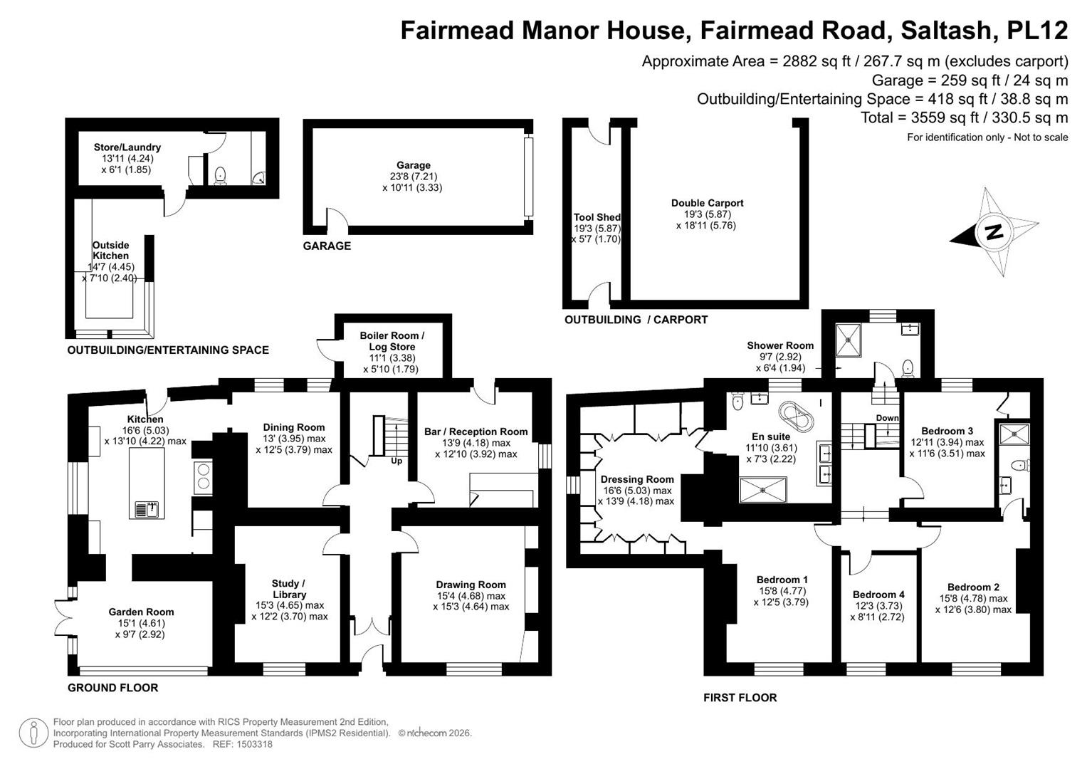 Fairmead Manor House, Fairmead Road, Saltash floorplan