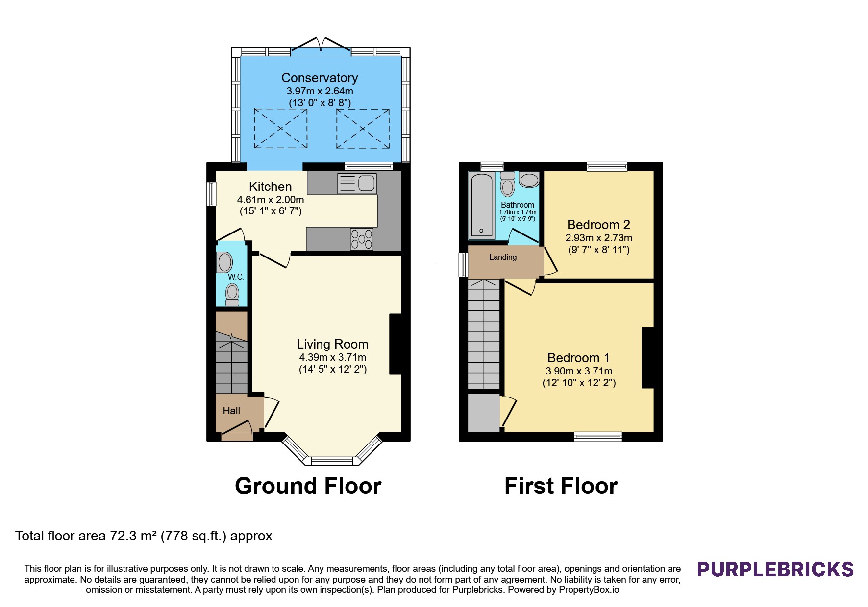 3, Castle View, Barnsley floorplan
