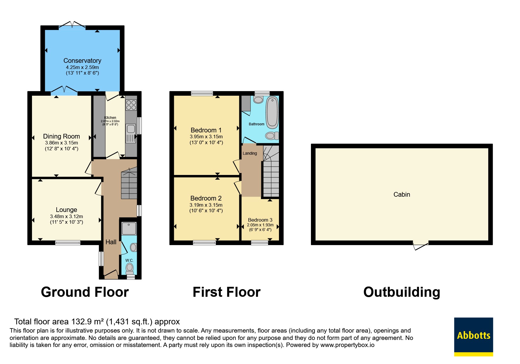 92, Baddow Hall Crescent, Essex floorplan