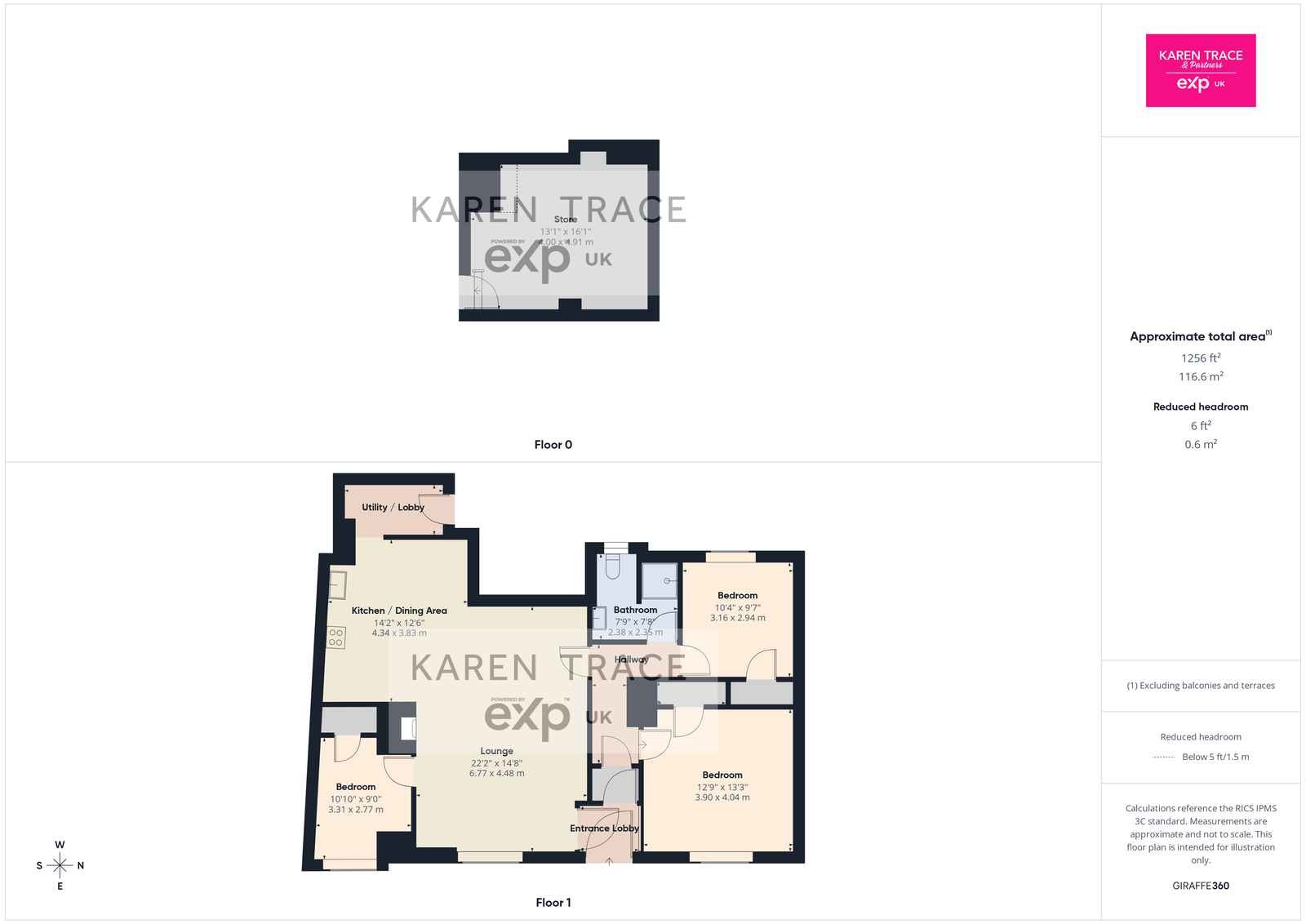 Cornish Arms,Flat 1, Church Street, Par floorplan