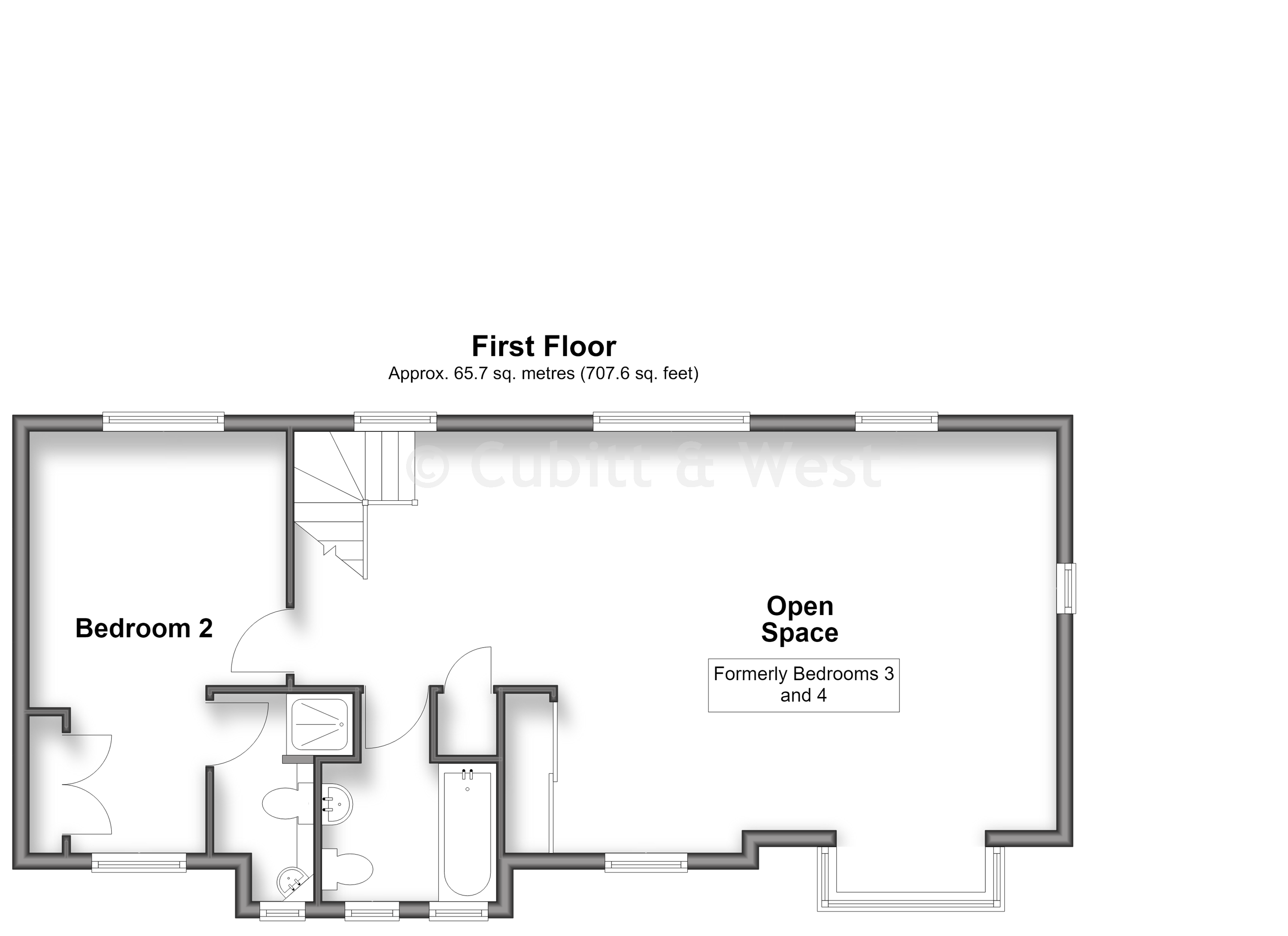 26, Hazel Close, Horsham floorplan