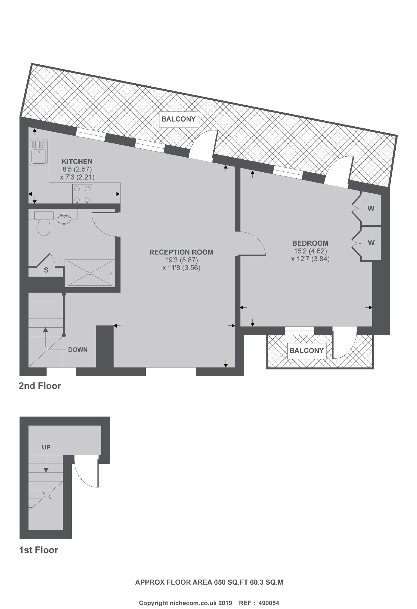Curtain Road, London floorplan