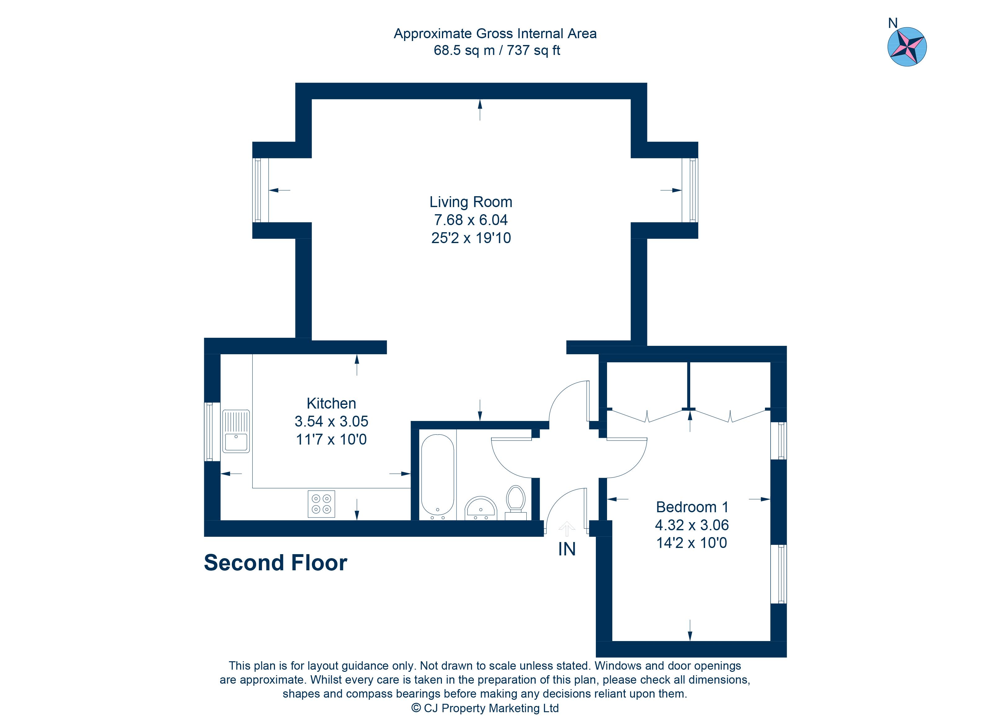 Marina Way, Abingdon OX14, 1 bedroom flat for sale 65066816
