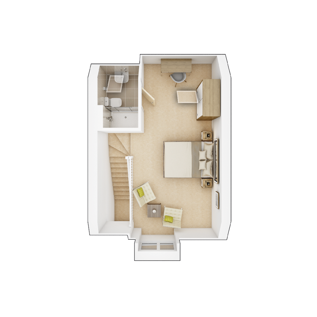 The Braxton - Plot 68, Woodside Vale, Clayton Wood Road, Leeds floorplan