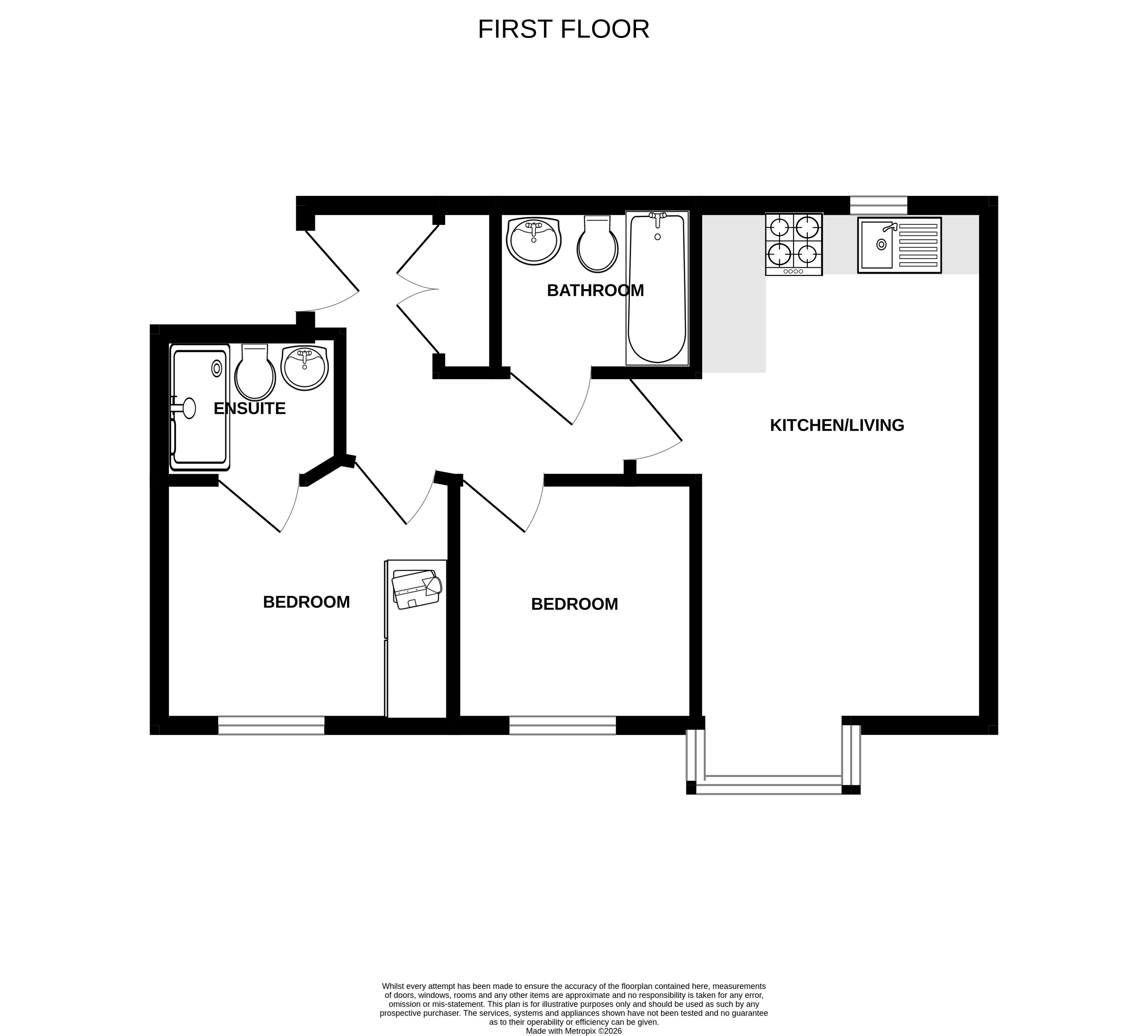 Flat 4, Shire House,, Farriers Way, Hertfordshire floorplan