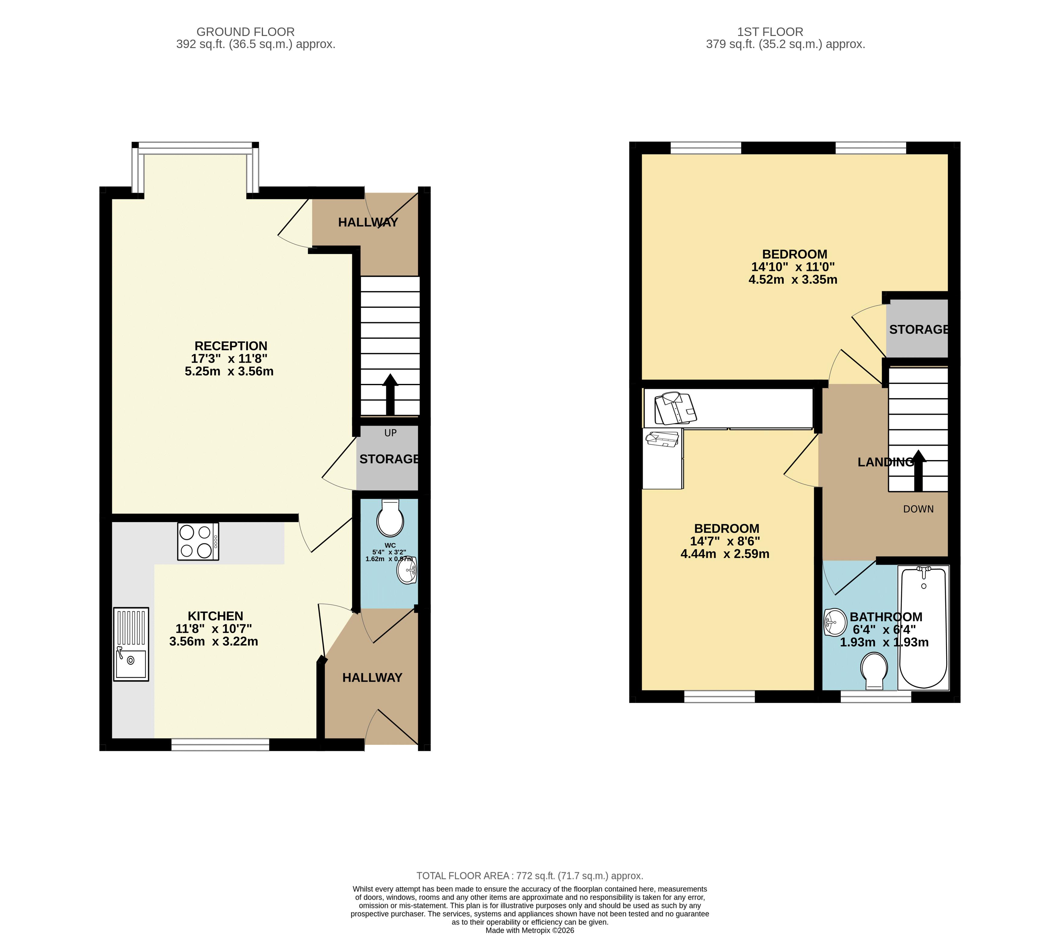 41, Cardinal Close, Birmingham floorplan