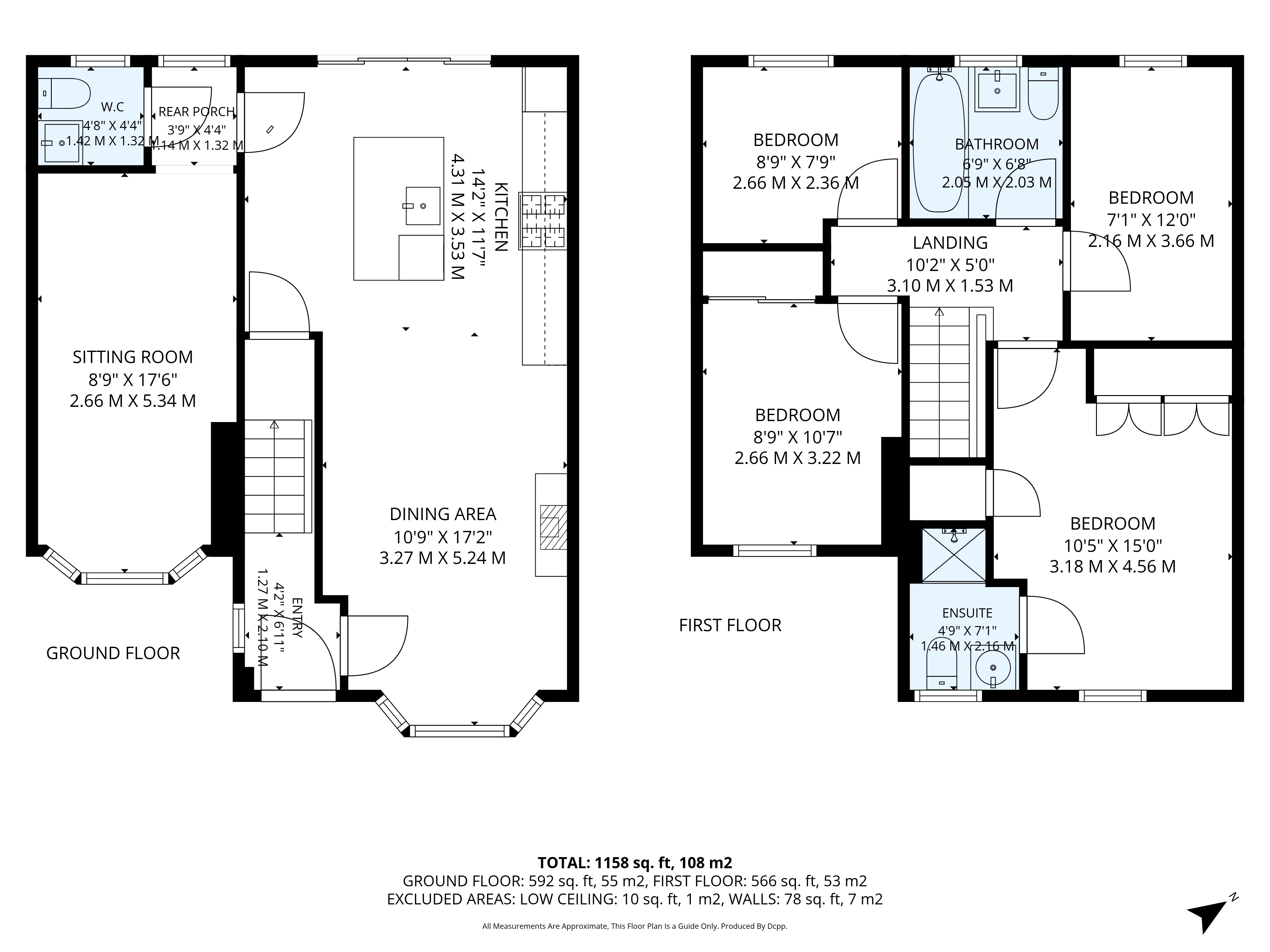 12, Dotterel Way, Stowmarket floorplan