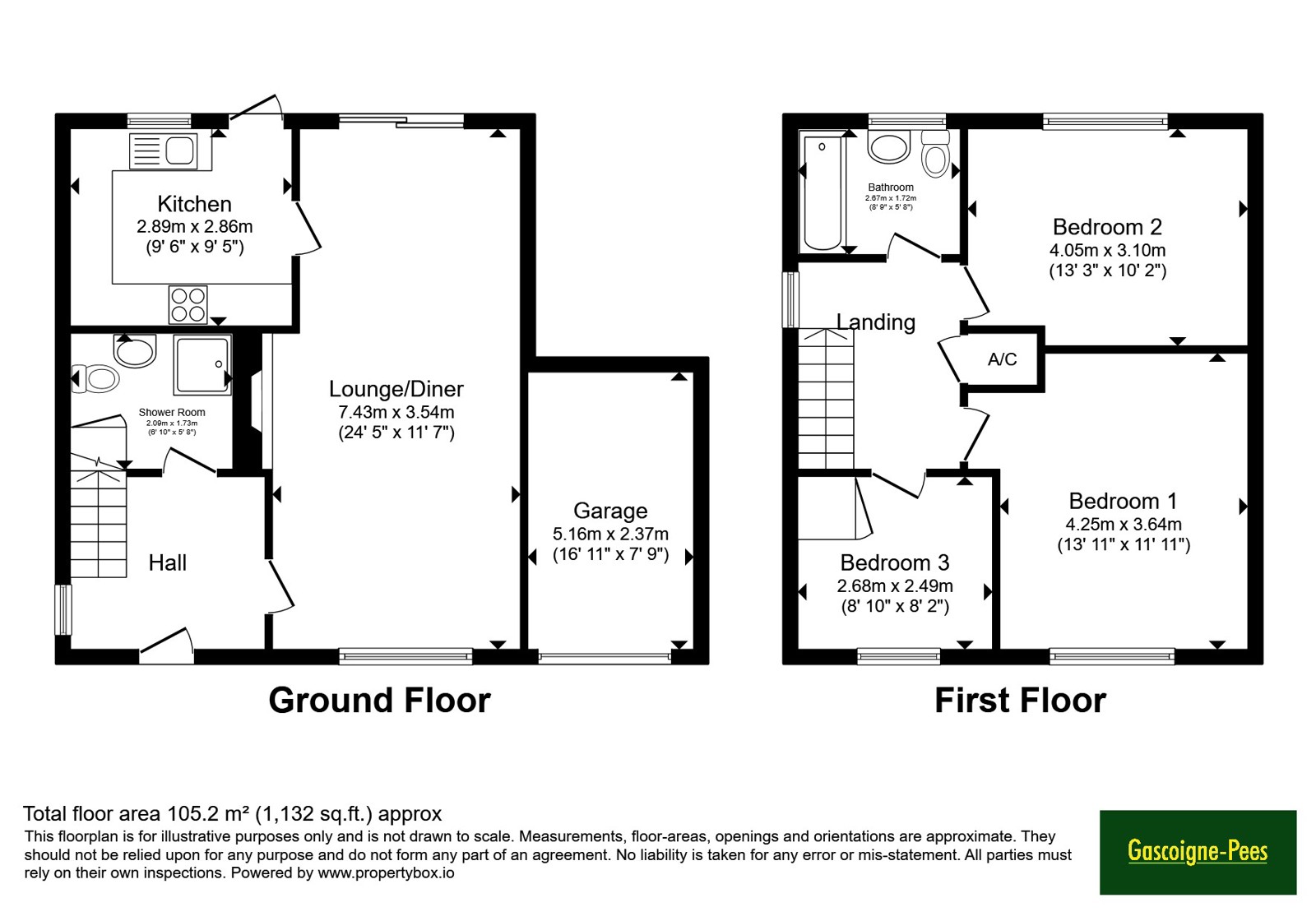 6, Wilton Place, Addlestone floorplan