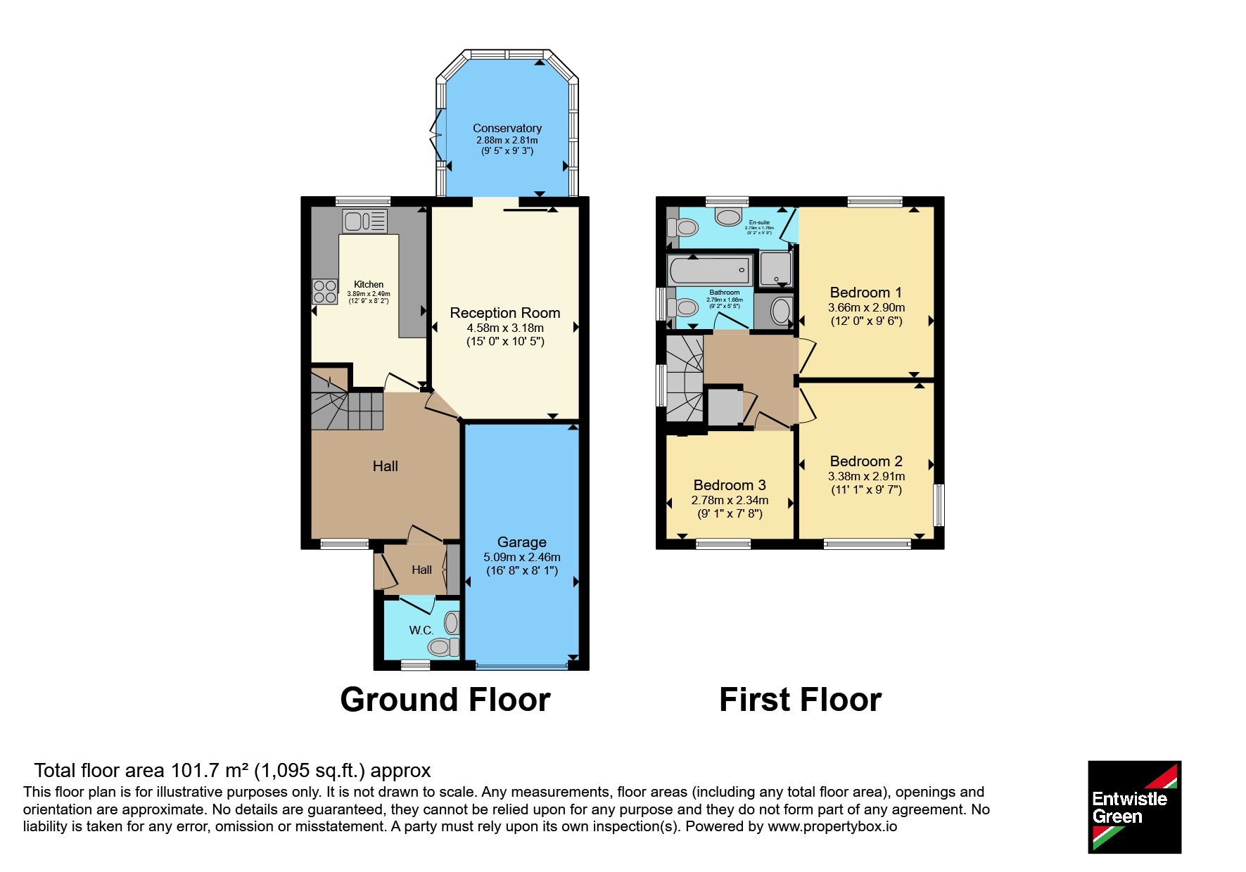 1, Chisledon Close, Merseyside floorplan
