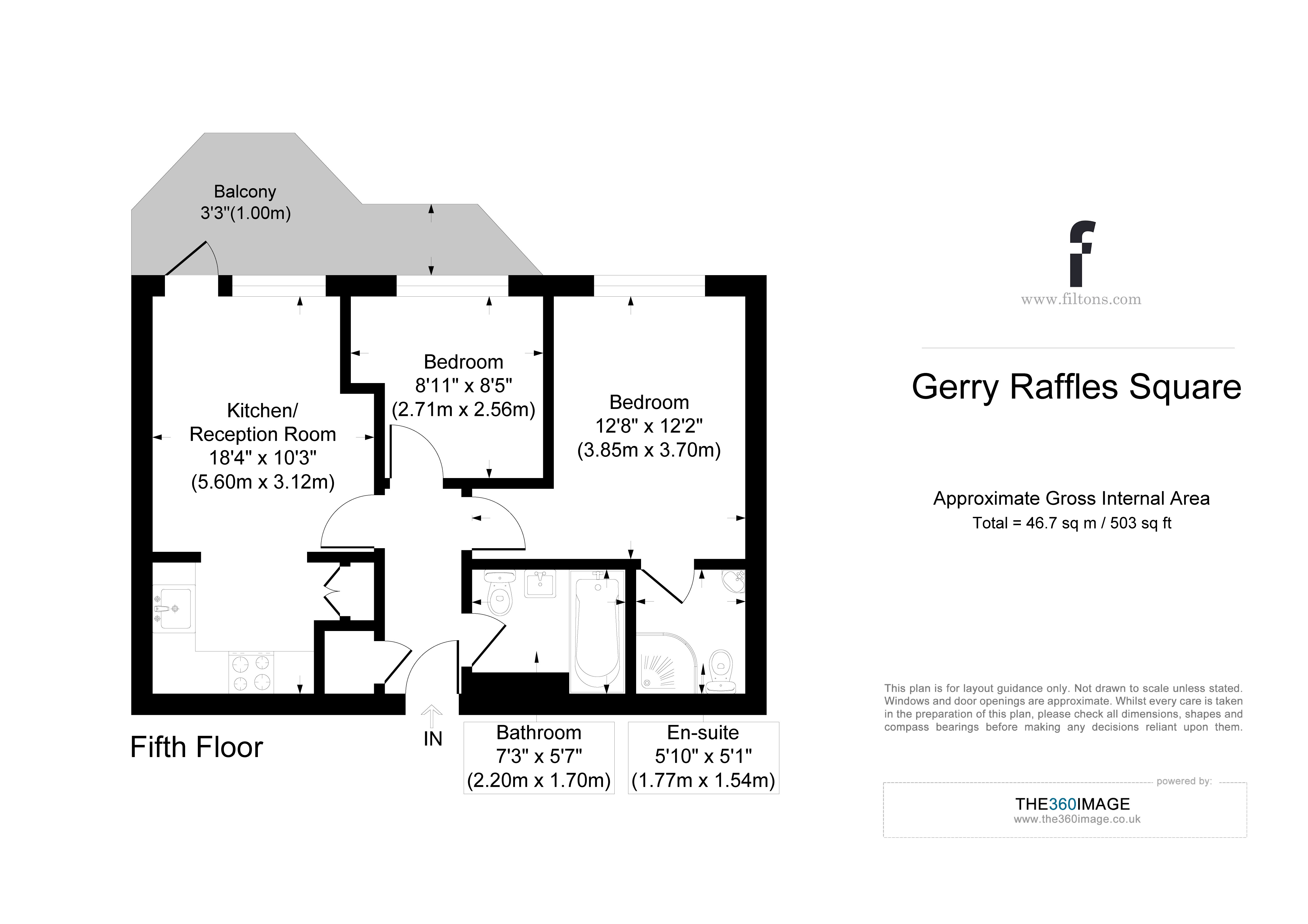 Gerry Raffles Square, London floorplan