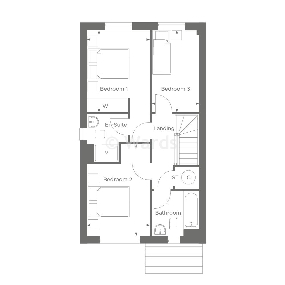 The Chalvington, Meadowbridge, Osborne Gardens, Herne Bay floorplan