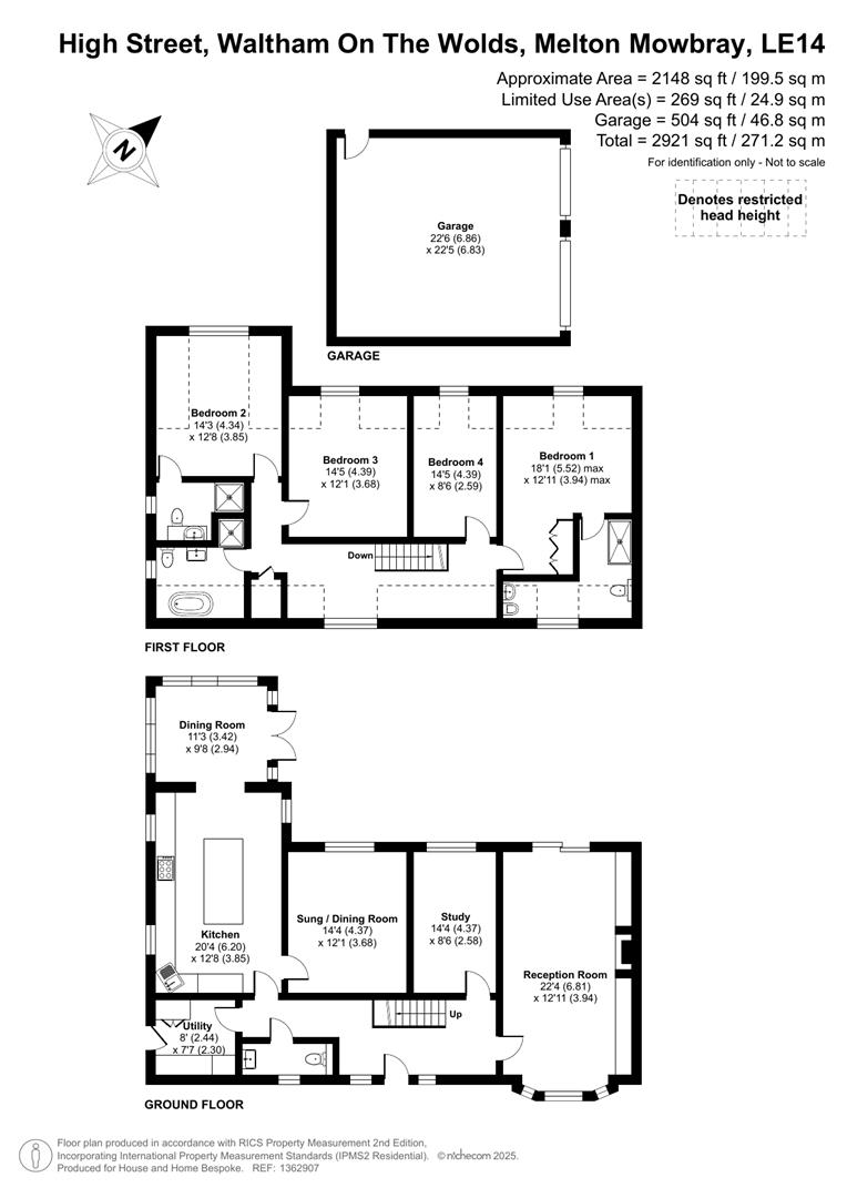 Bramley Cottage, 34a High Street, Melton Mowbray floorplan