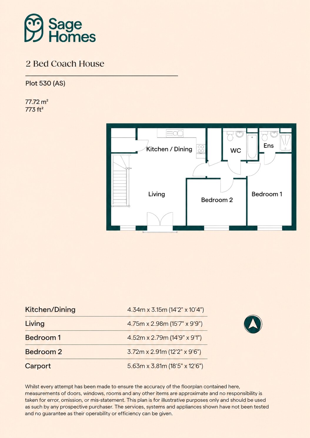 Dukes Quarter - Plot 530, 15, Evelyn Grove, Hampshire floorplan