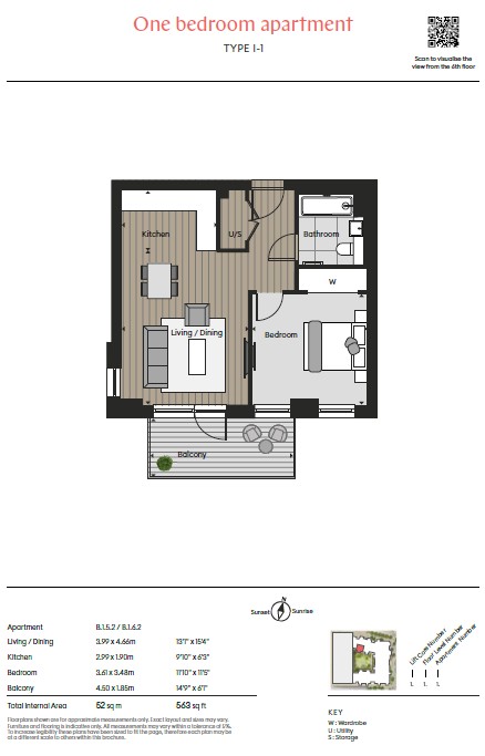 B1.5.2, The Pinnacle, Oval Village, Oval floorplan