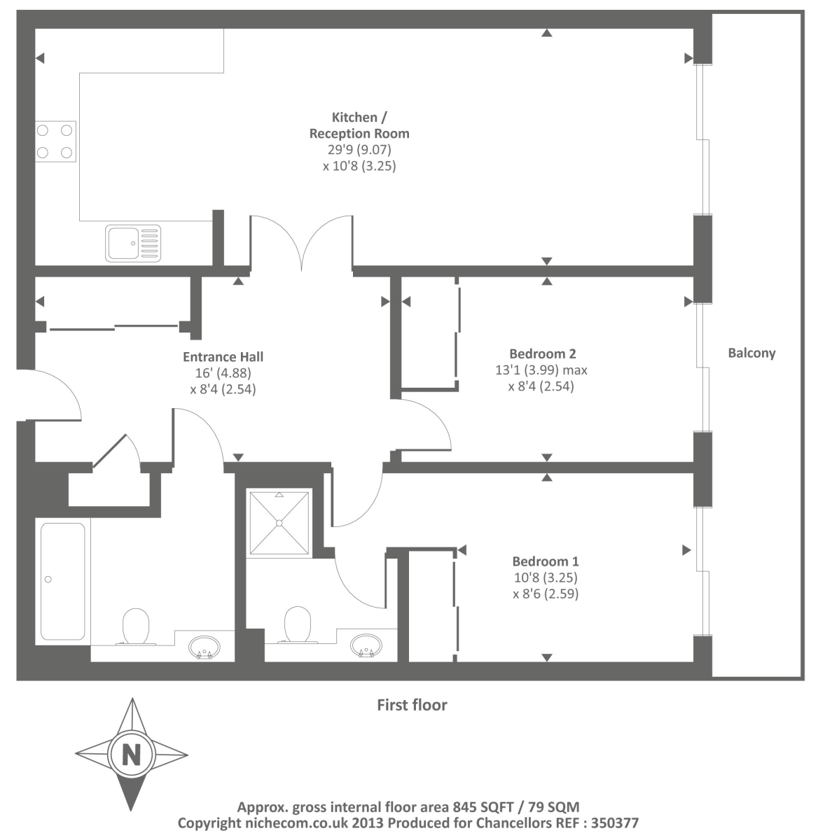 2 Bedrooms Flat to rent in Richmond, Surrey TW10