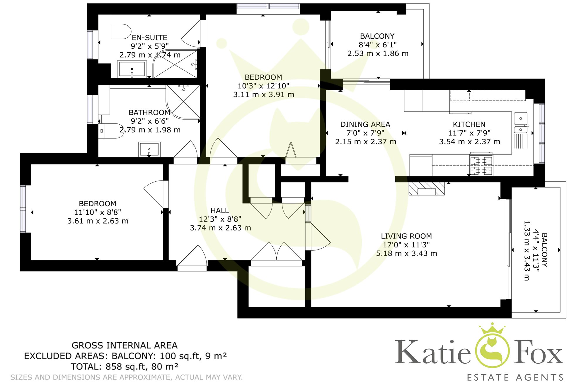 Flat 4, Casterbridge Court, Poole floorplan