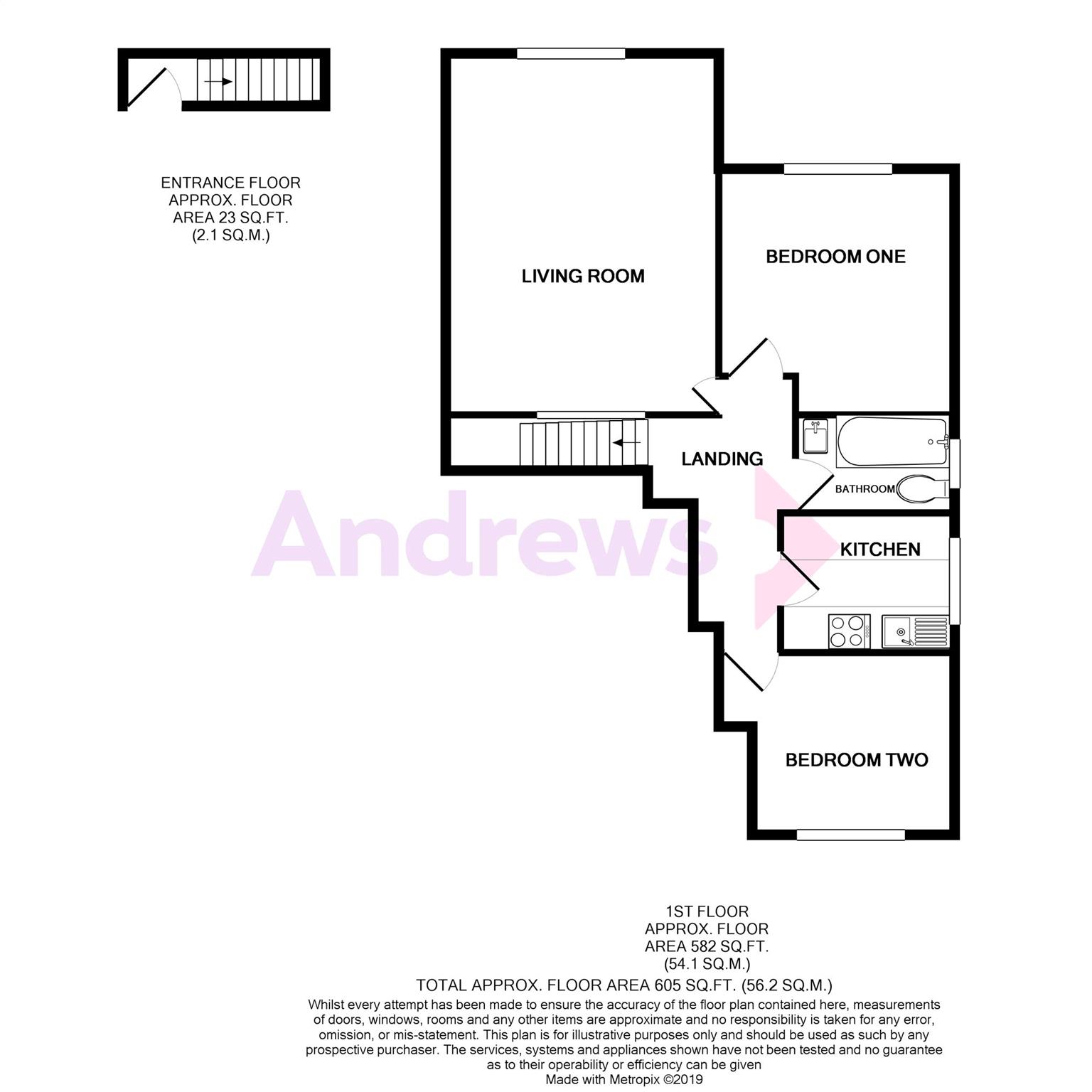 2 Bedrooms Flat to rent in Polworth Road, London SW16