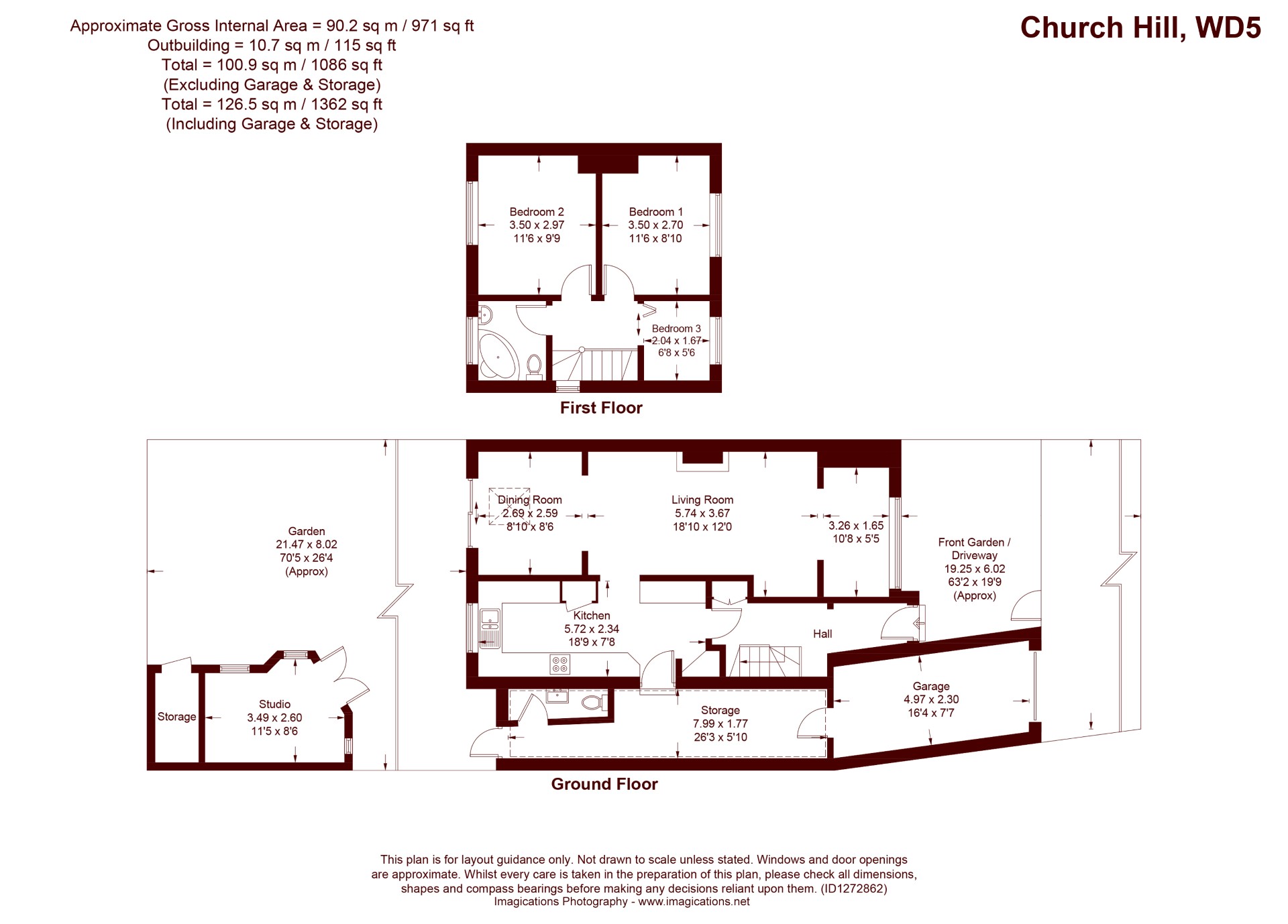 32 Church Hill, Abbots Langley floorplan