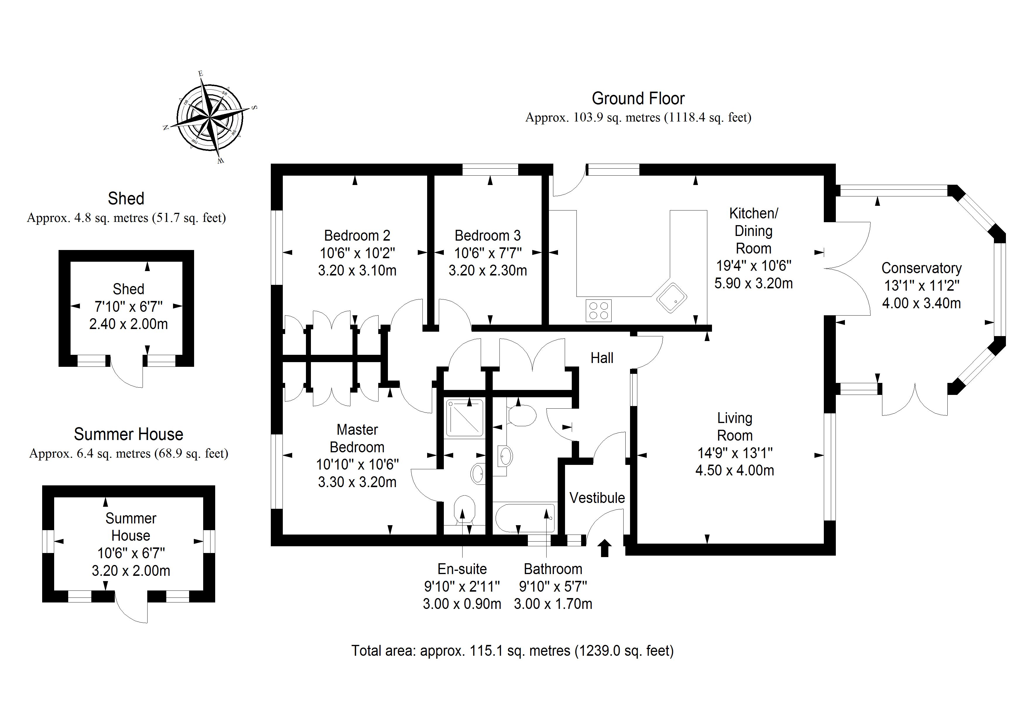 3 Bedrooms Bungalow for sale in Millerhill, Dalkeith EH22