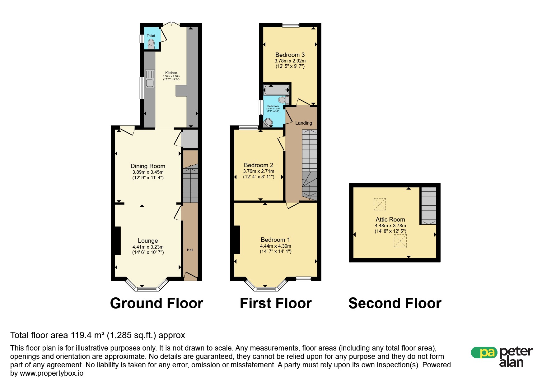 75, Eyre Street, Cardiff floorplan