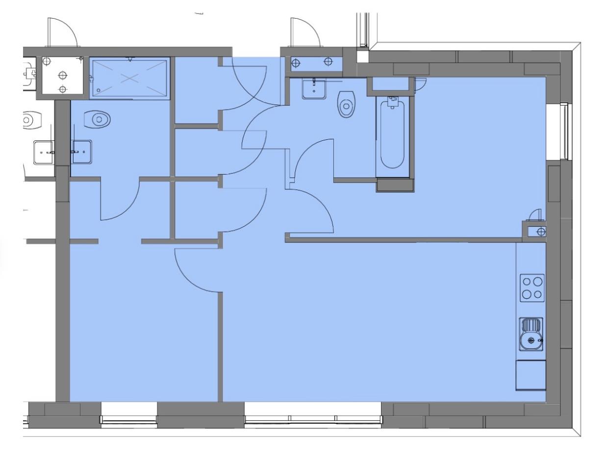 Apt 53, One Vesta Street, Manchester floorplan