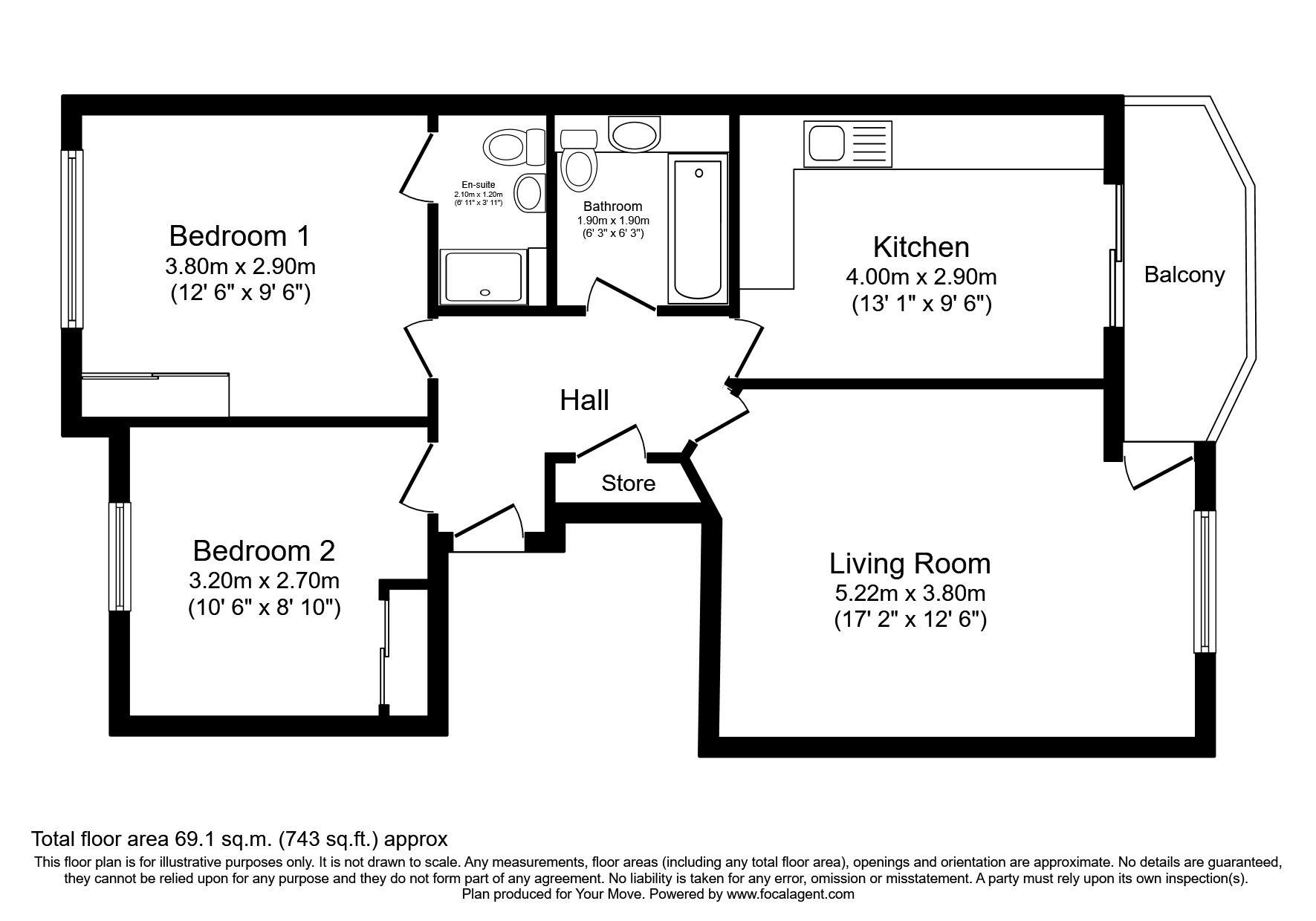 Spinnaker Way, Dalgety Bay, Dunfermline KY11, 2 bedroom flat for sale