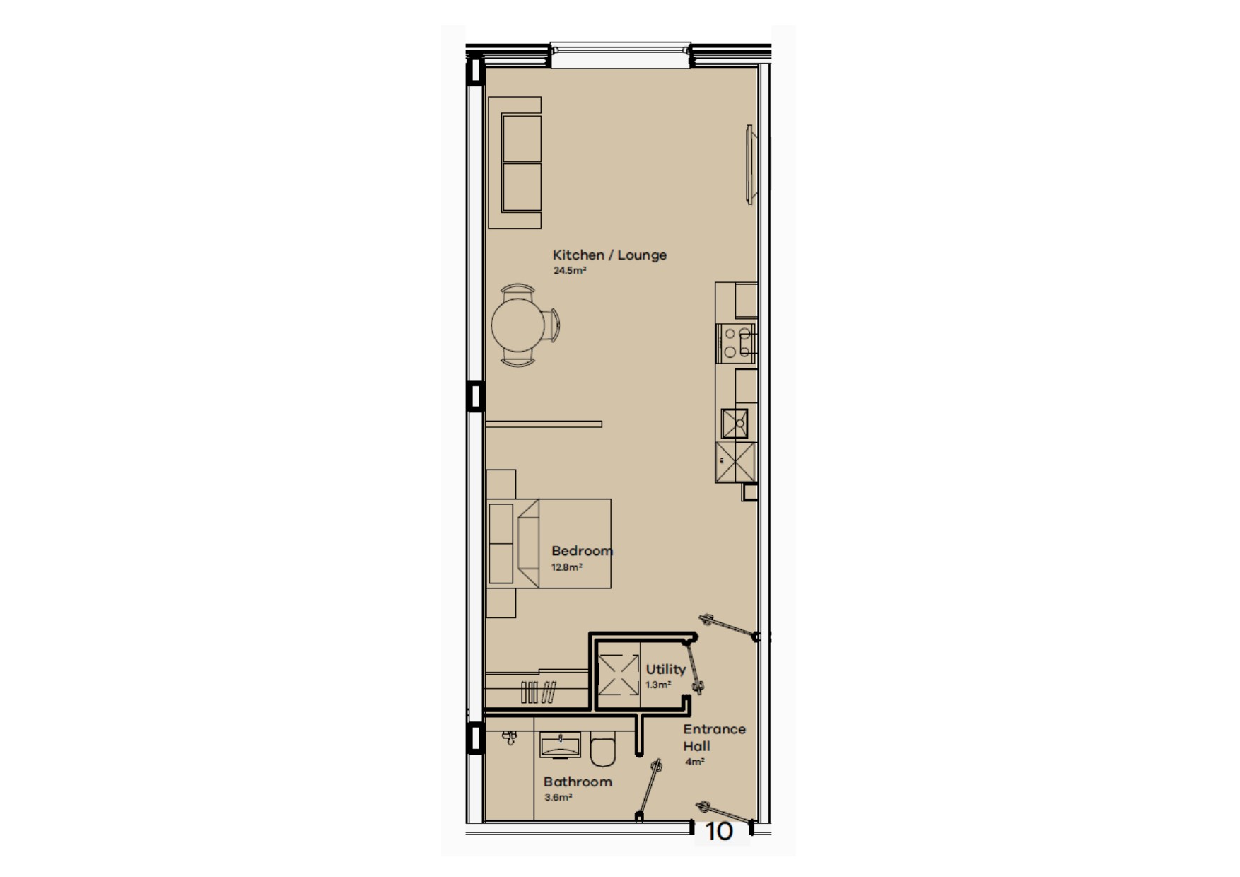 10 Ironbridge House, Windmill Lane, Hanwell floorplan