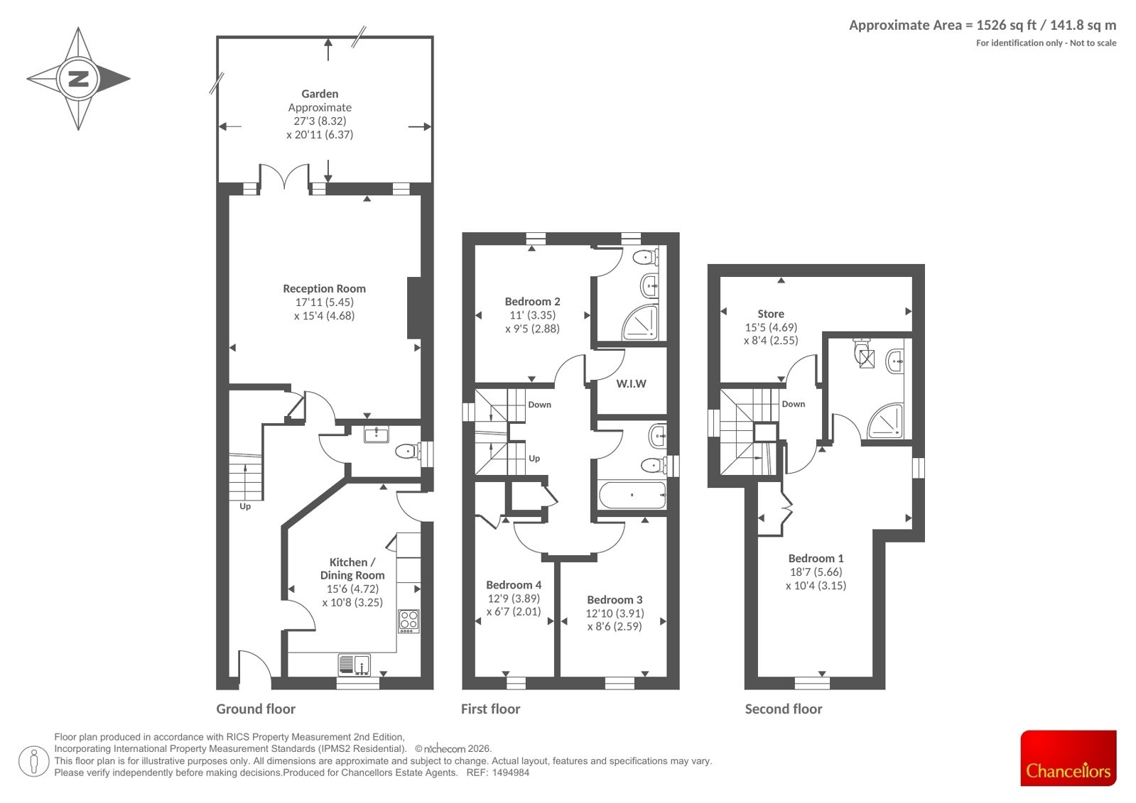 12, Marley Close, Oxford floorplan