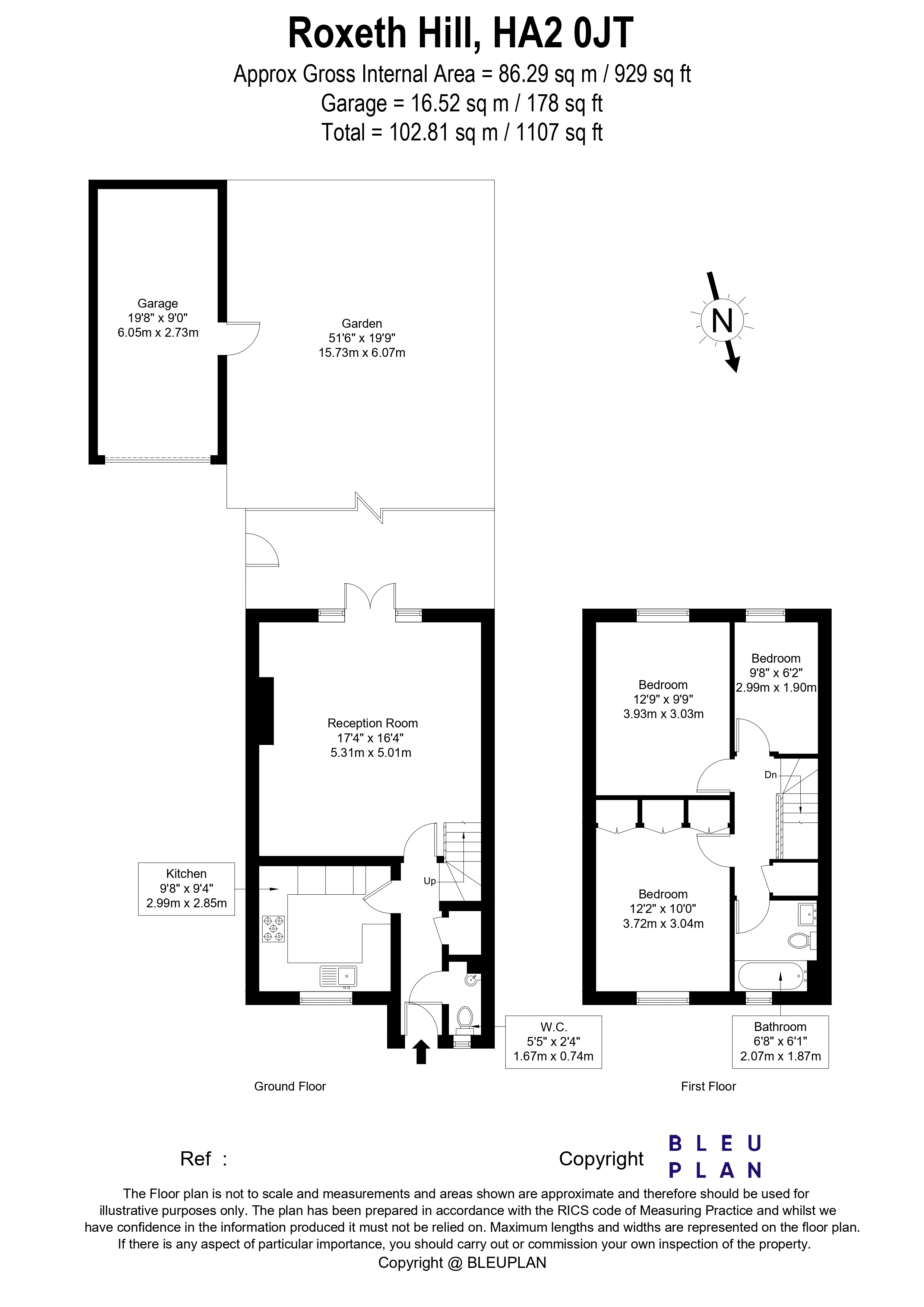 20, Roxeth Hill, Harrow floorplan