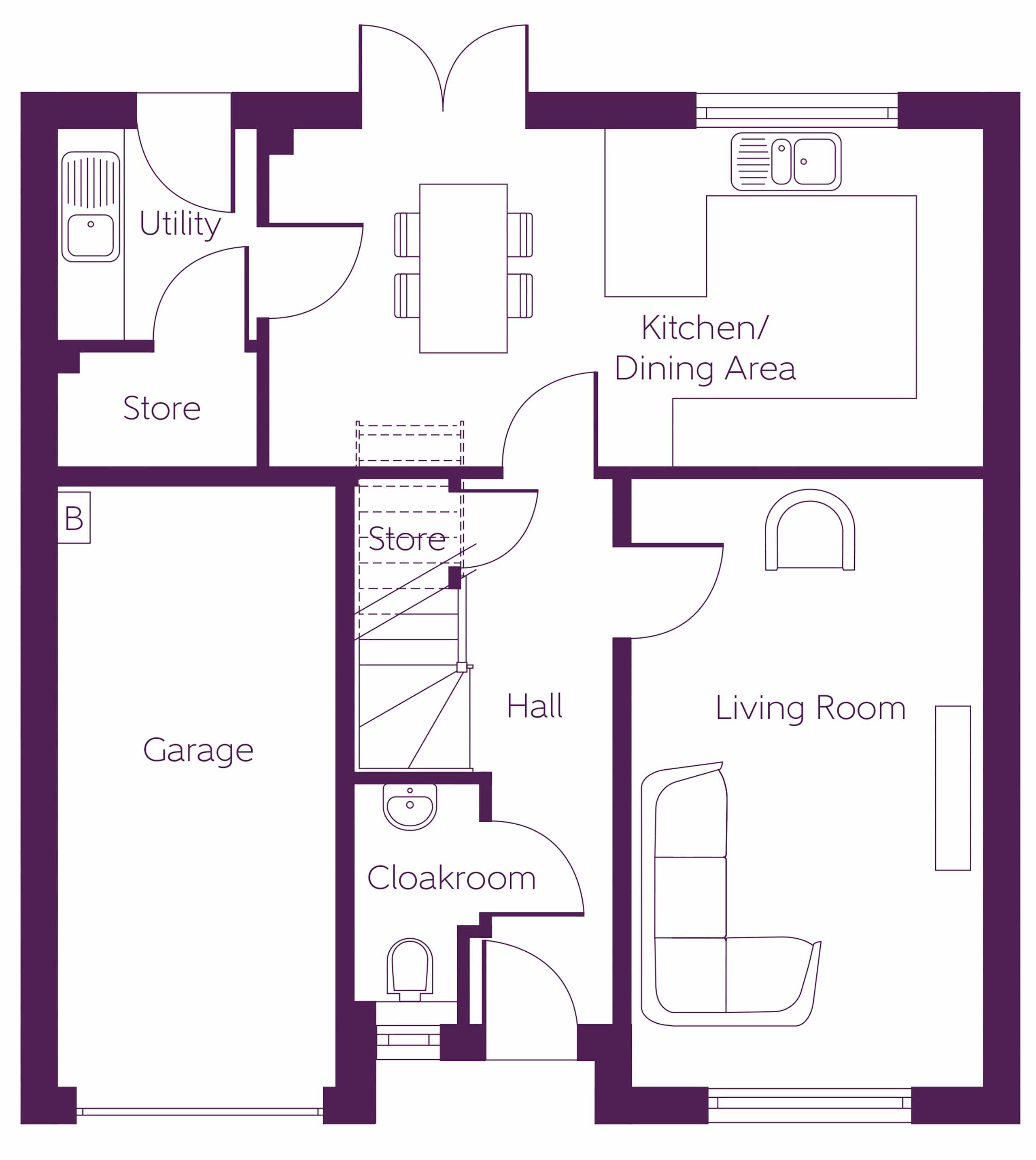 430, Williamwood Drive, Kilmarnock floorplan