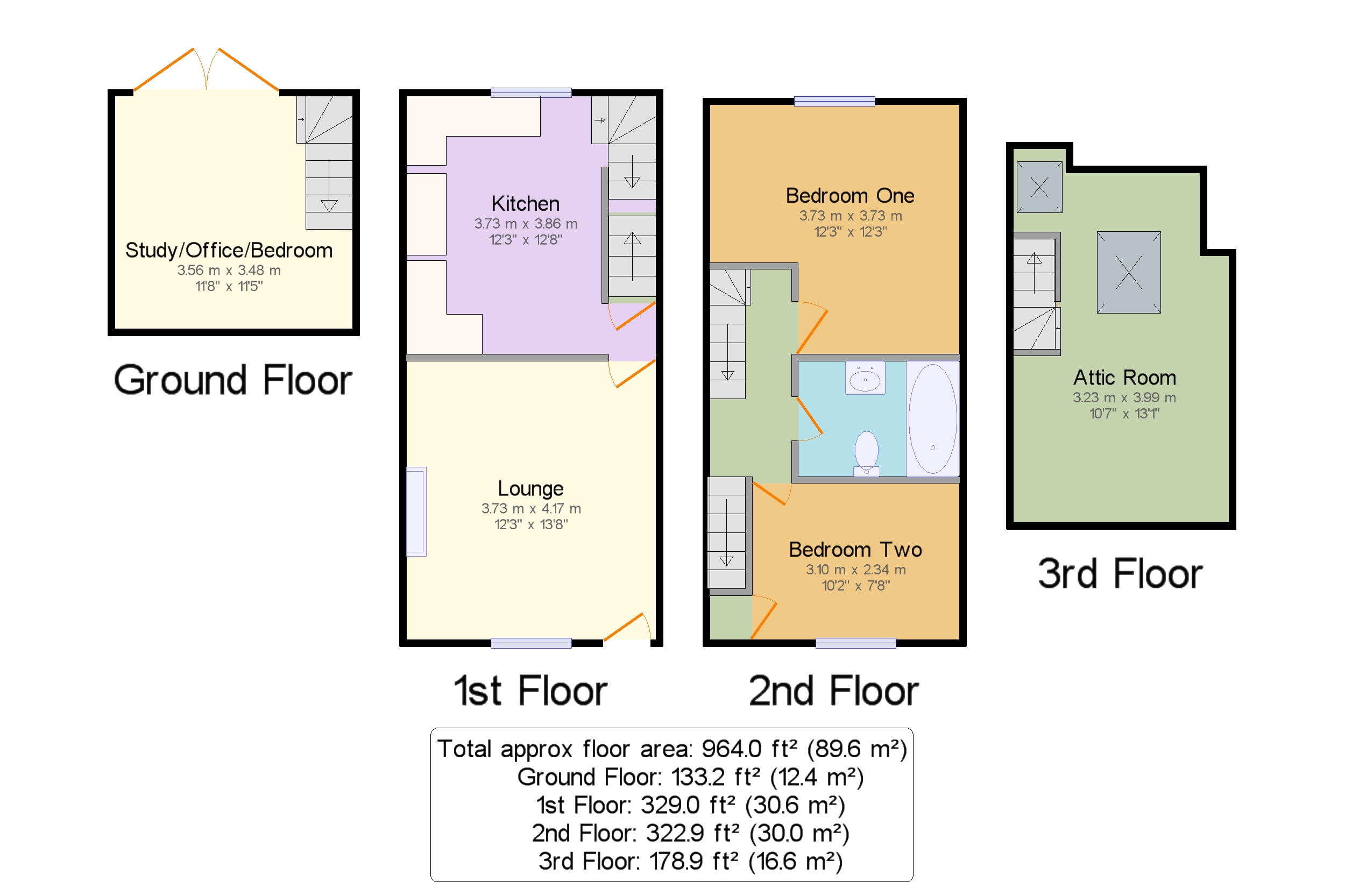 4, Hollinwood Road, Stockport floorplan