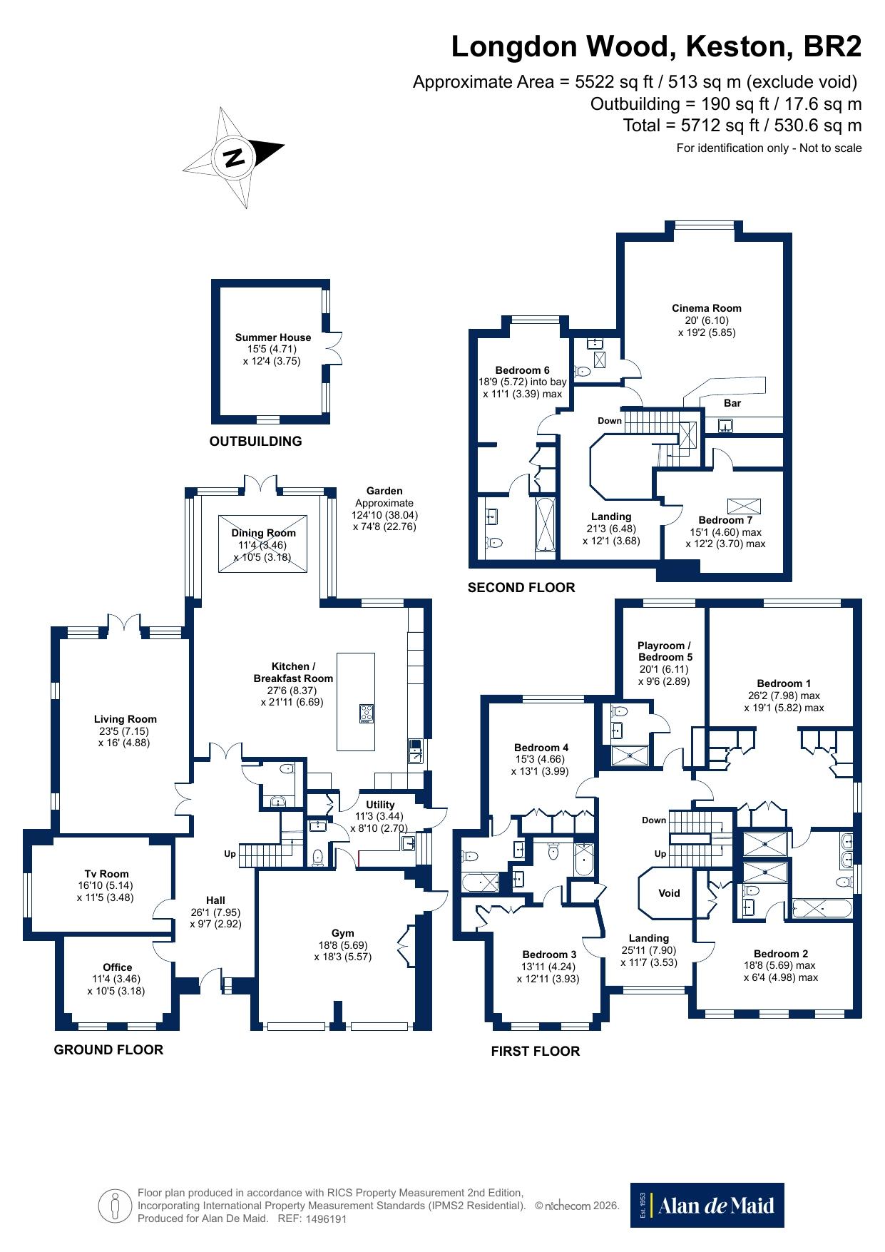Longdon Wood, Keston Park floorplan