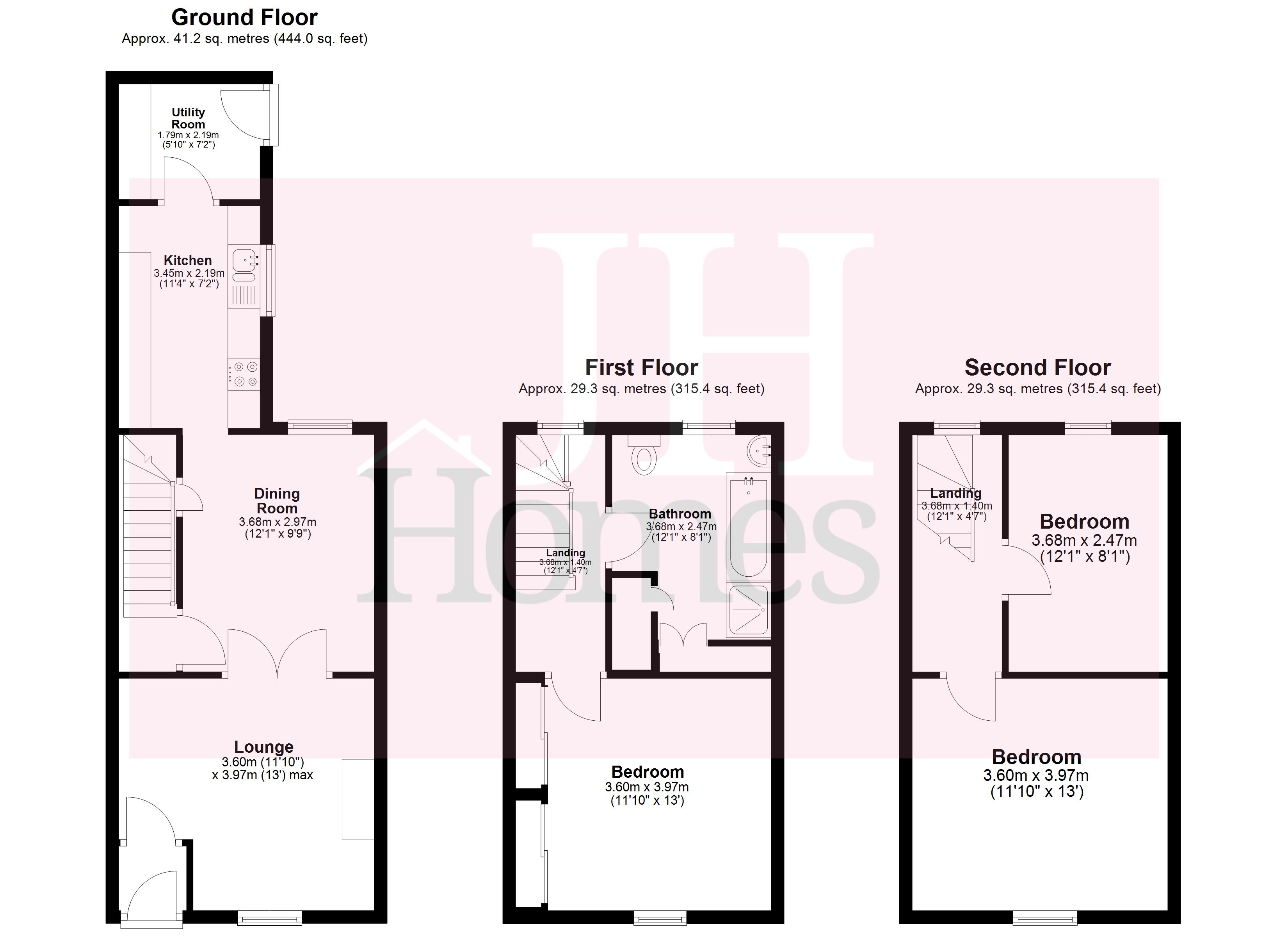 14, Sunderland Terrace, Ulverston floorplan