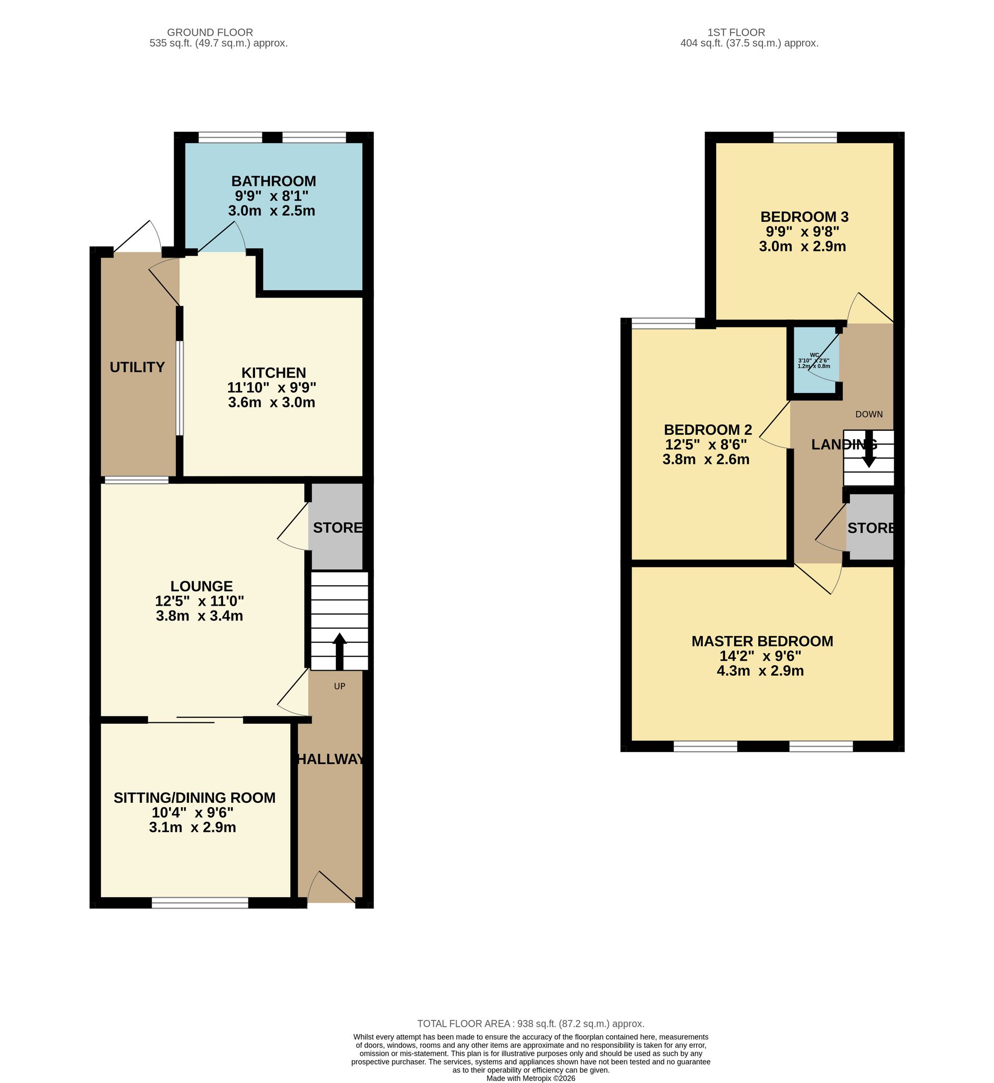 51 Lawrence Street, Caerphilly floorplan