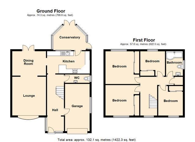 2, AUSTIN CLOSE, PORTHCAWL floorplan