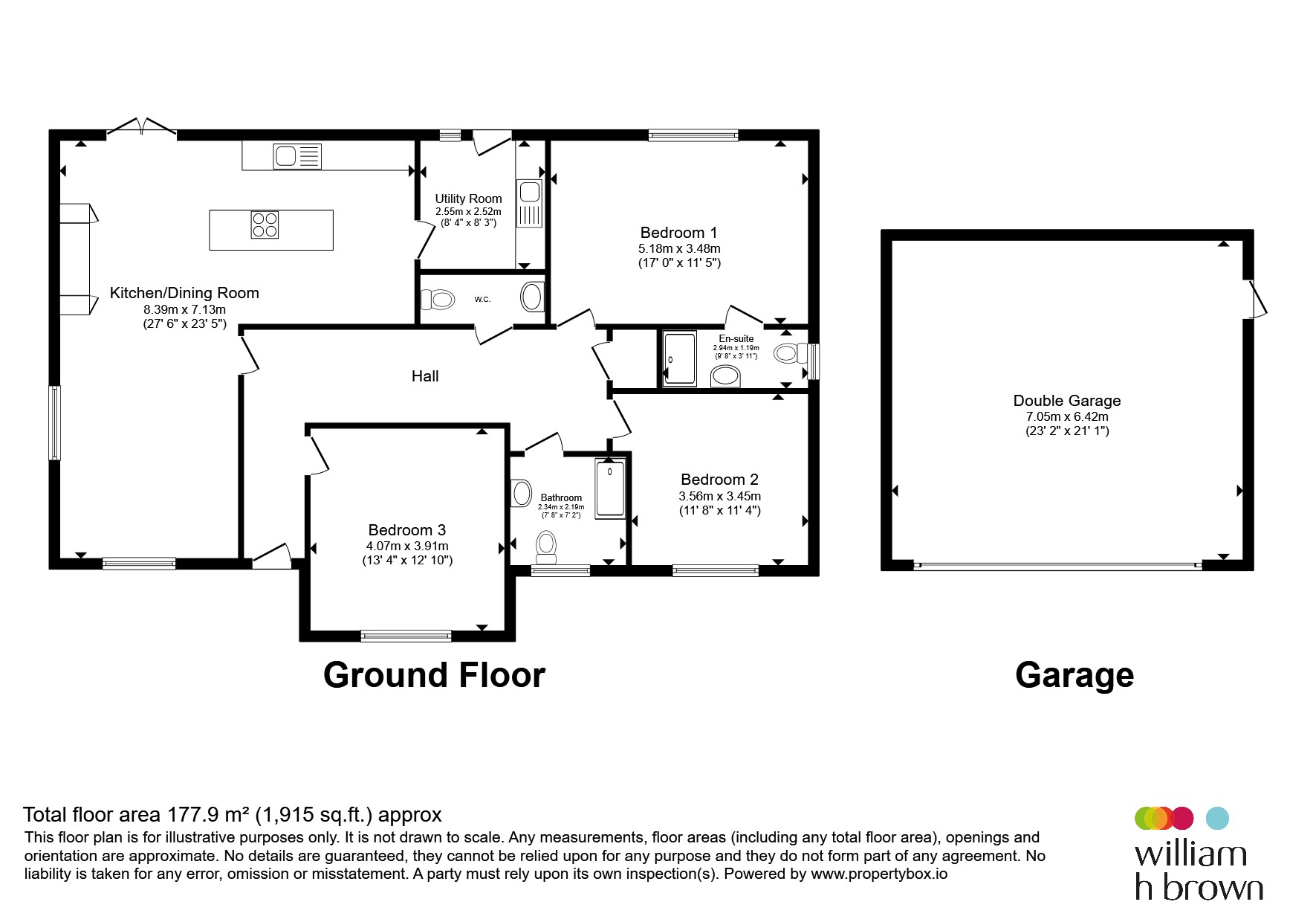 3, Cedar Close, Spalding floorplan