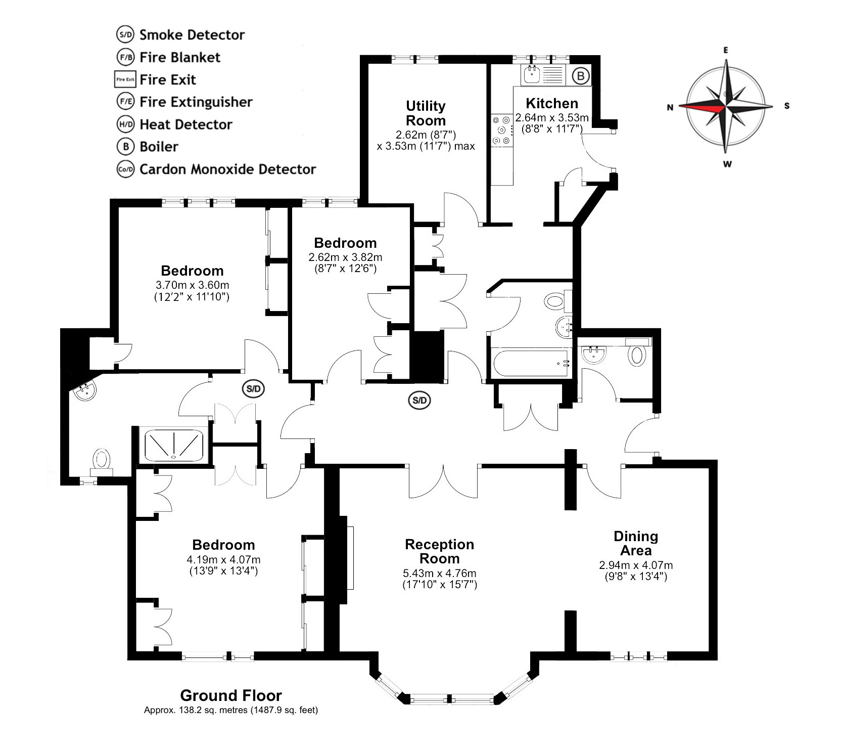 33, Putney Hill, London floorplan