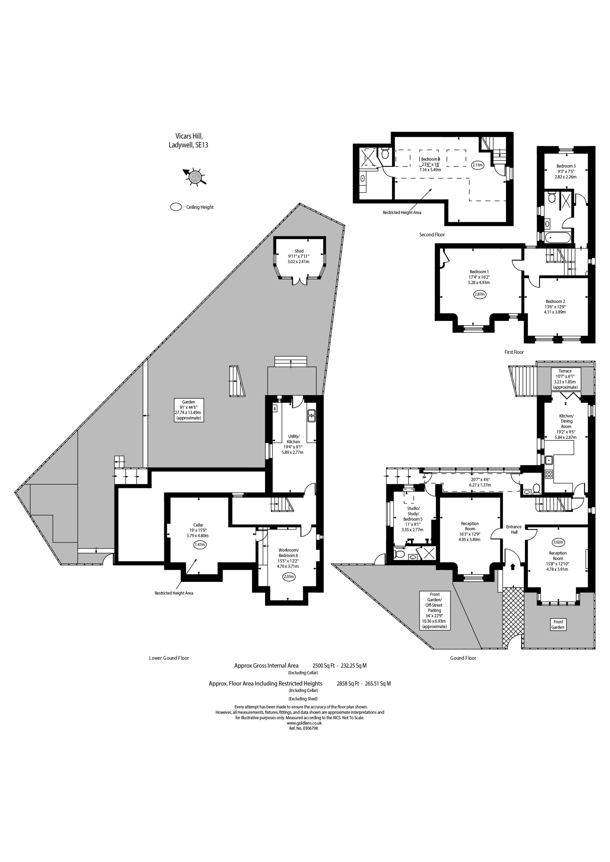 4, Vicars Hill, London floorplan