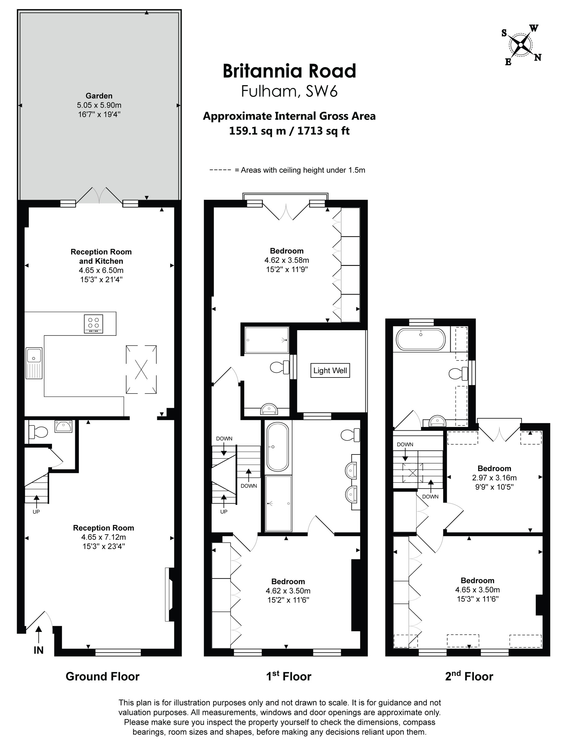 15, Britannia Road, Fulham floorplan