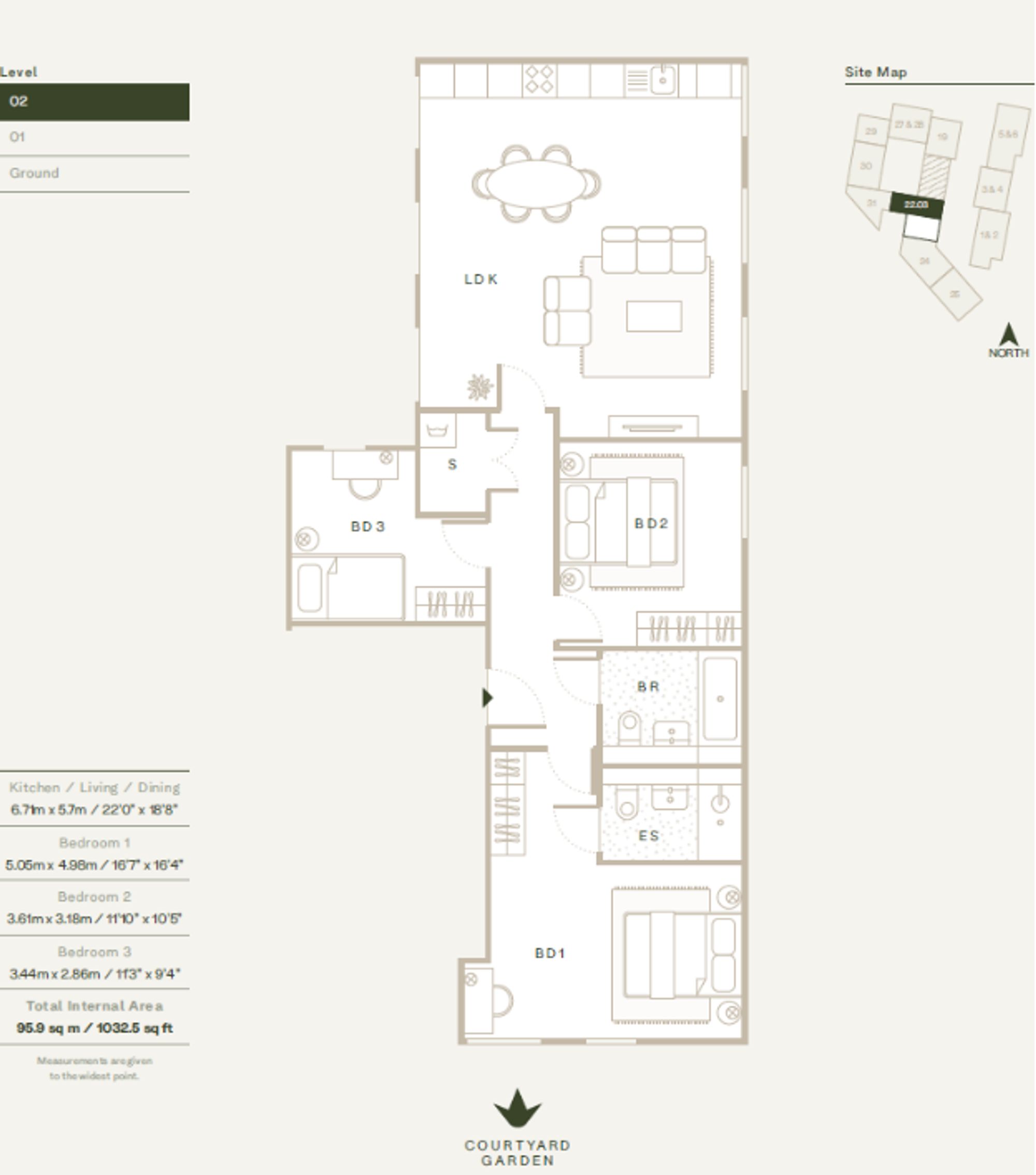 3 City Road, London floorplan