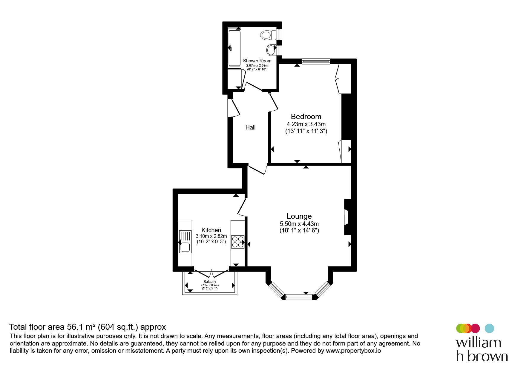 Flat 5., Alexandra Court, 8-12., Cabbell Road., CROMER floorplan