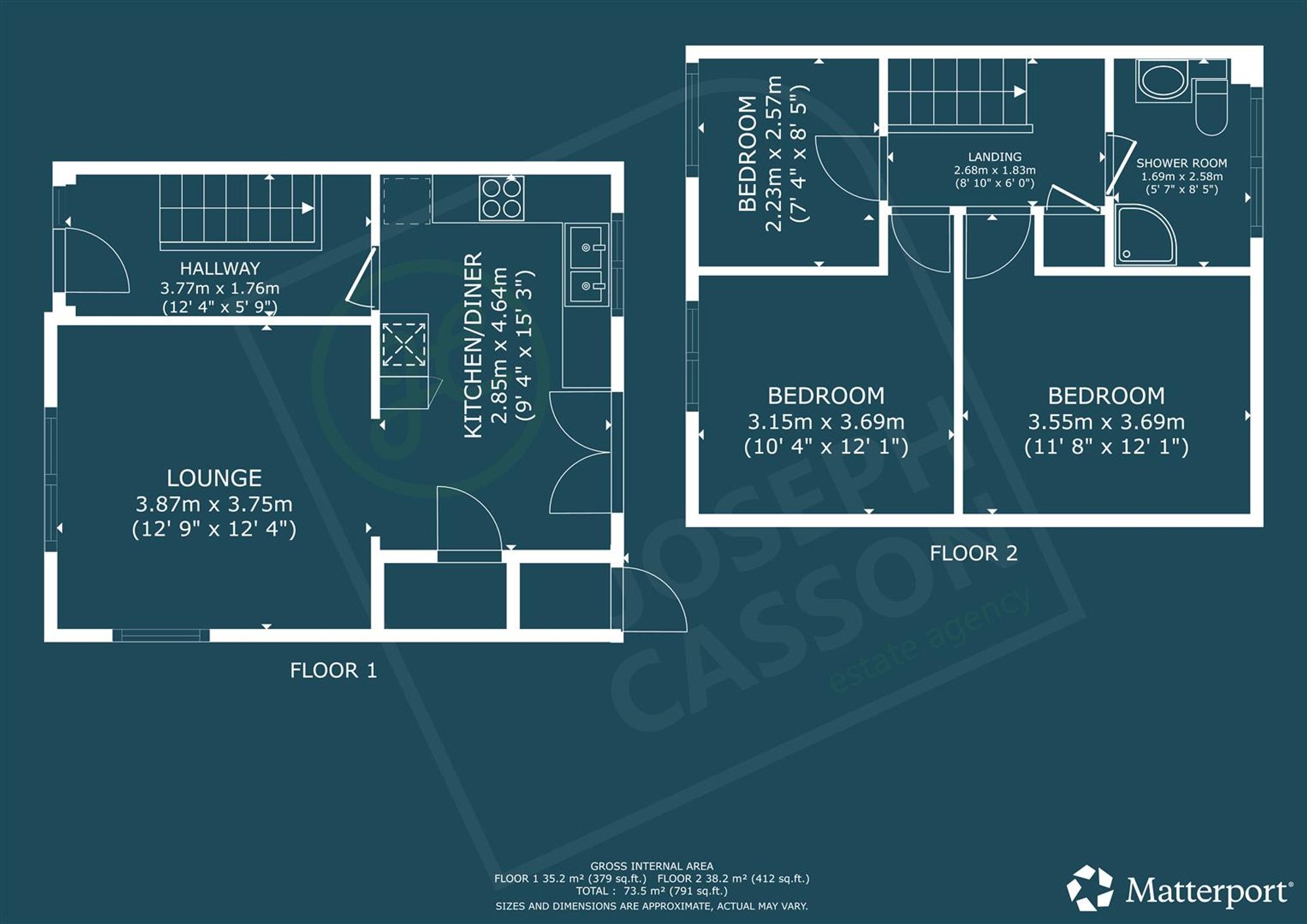 44, Baymead Lane, Bridgwater floorplan