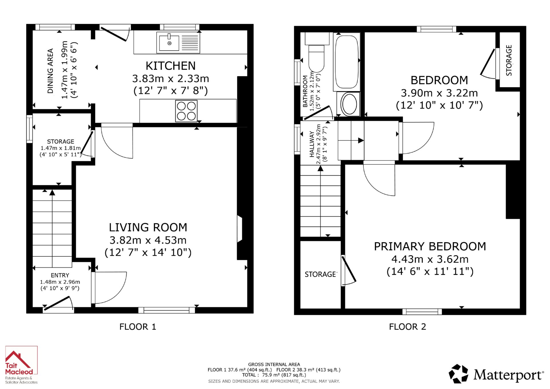 20, East Avenue, Blairhall floorplan