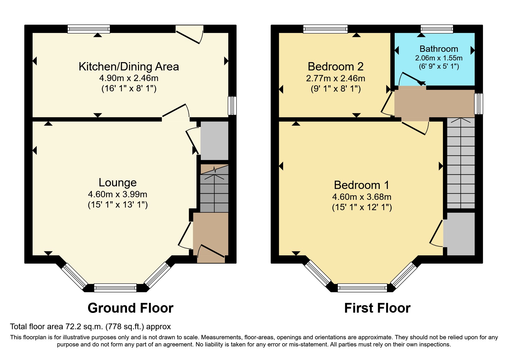 Coats Crescent, Garrowhill, Glasgow G69, 2 bedroom semidetached house