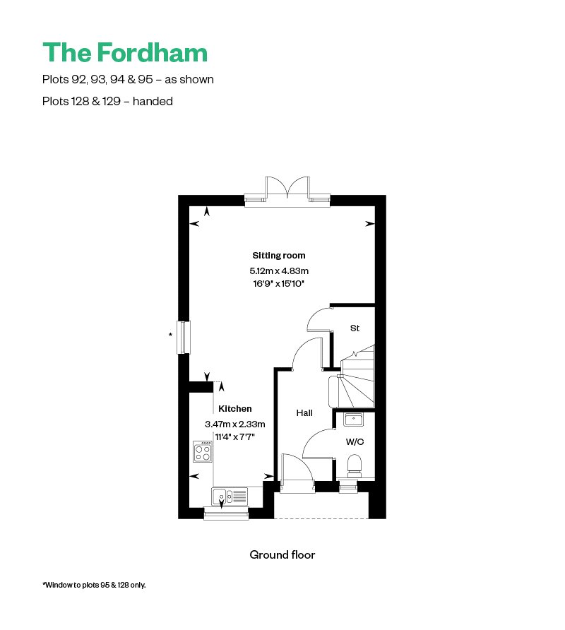 94 The Fordham,, Netherhall Gardens, Cambridge floorplan