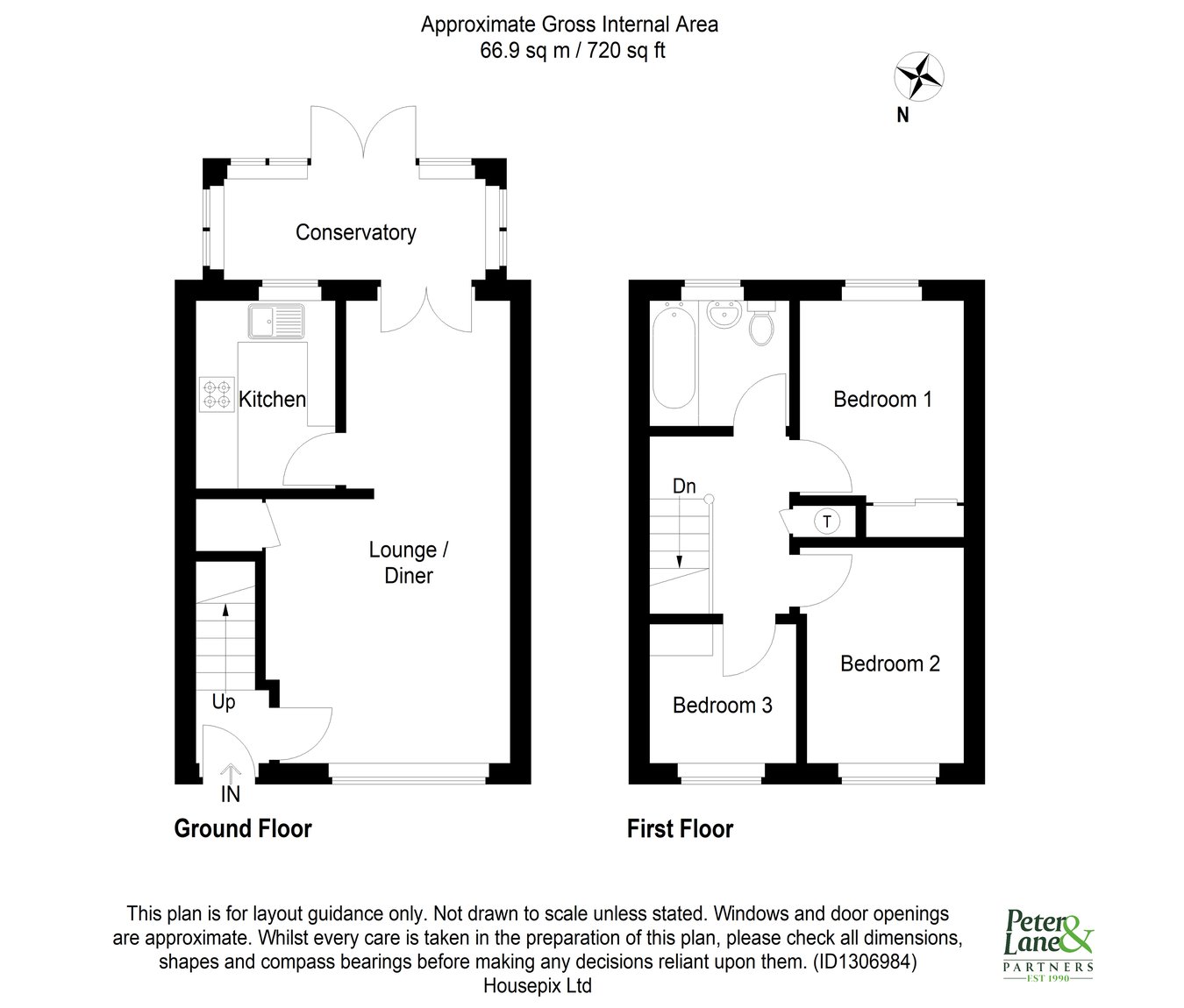 38, London Street, Huntingdon floorplan