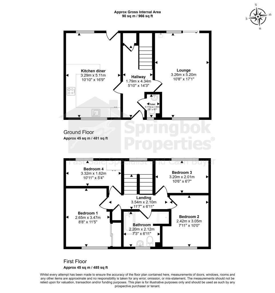 4, St George's Road, Sandwich floorplan