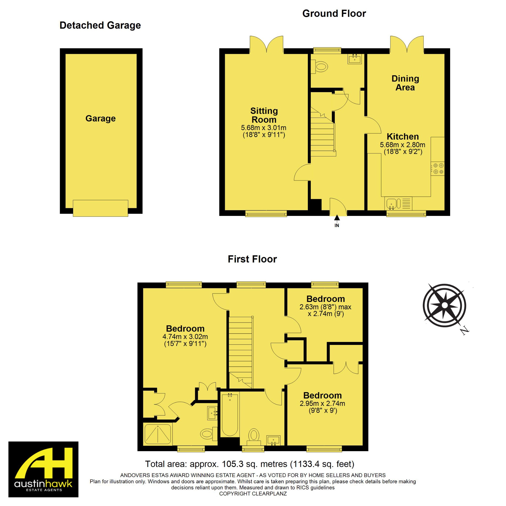 229 Picket Twenty Way, Andover floorplan